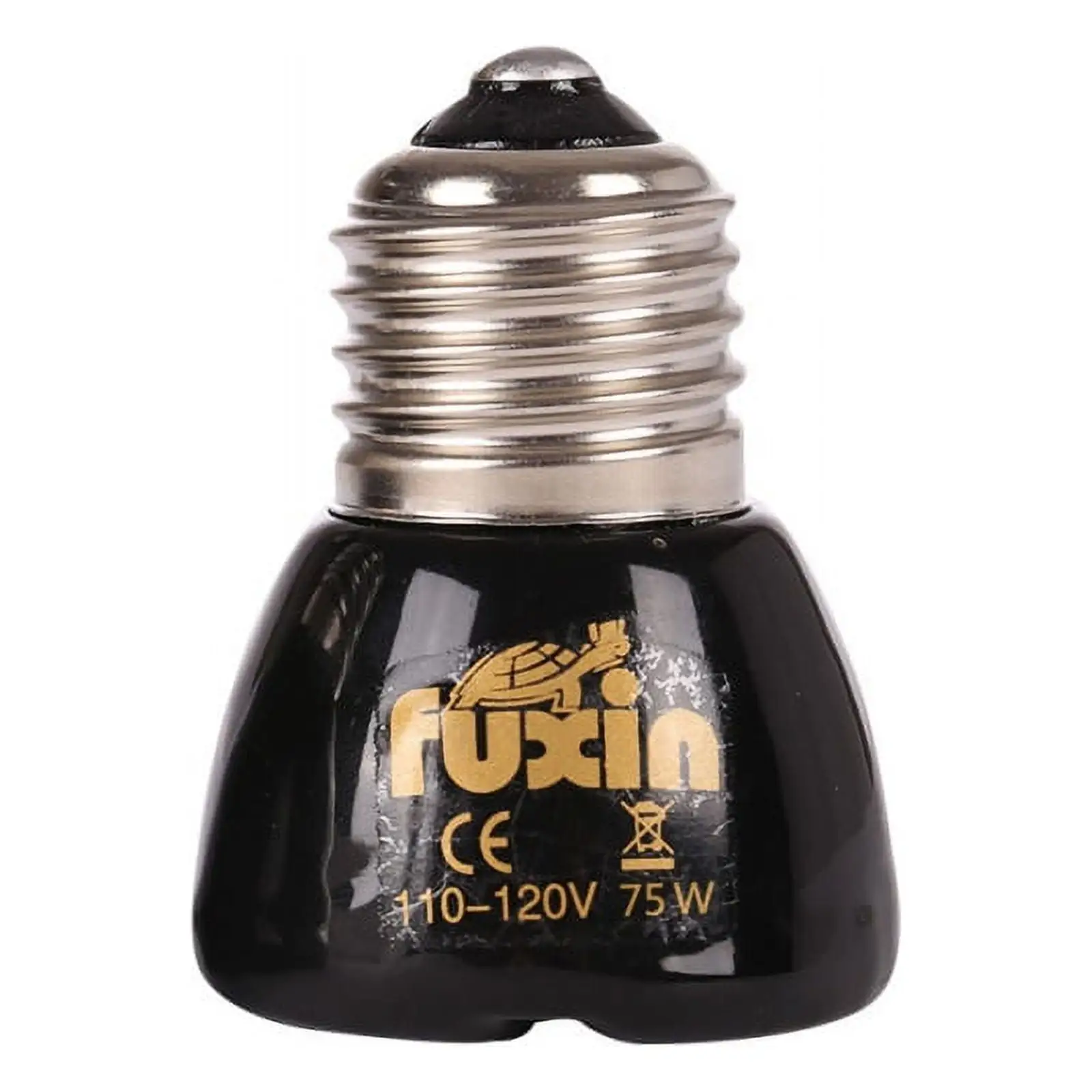 E27 25W 50W 75W 100W Heating Light Bulb Mini Infrared Ceramic Emitter Heat Lamp Bulb Black For Reptile Pet Brooder