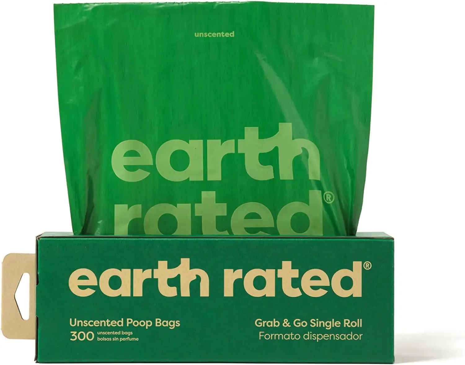 Earth Rated Unscented Bags on a Large Single Roll. 300 Count