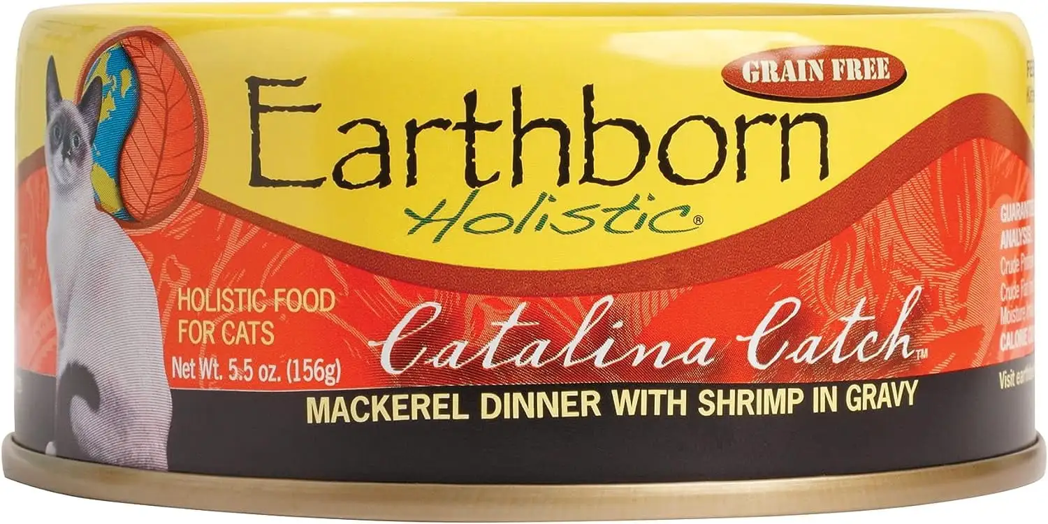 Earthborn Holisitc Catalina Catch Grain-Free Moist Cat Food 5.5 oz. 24-Pack Box