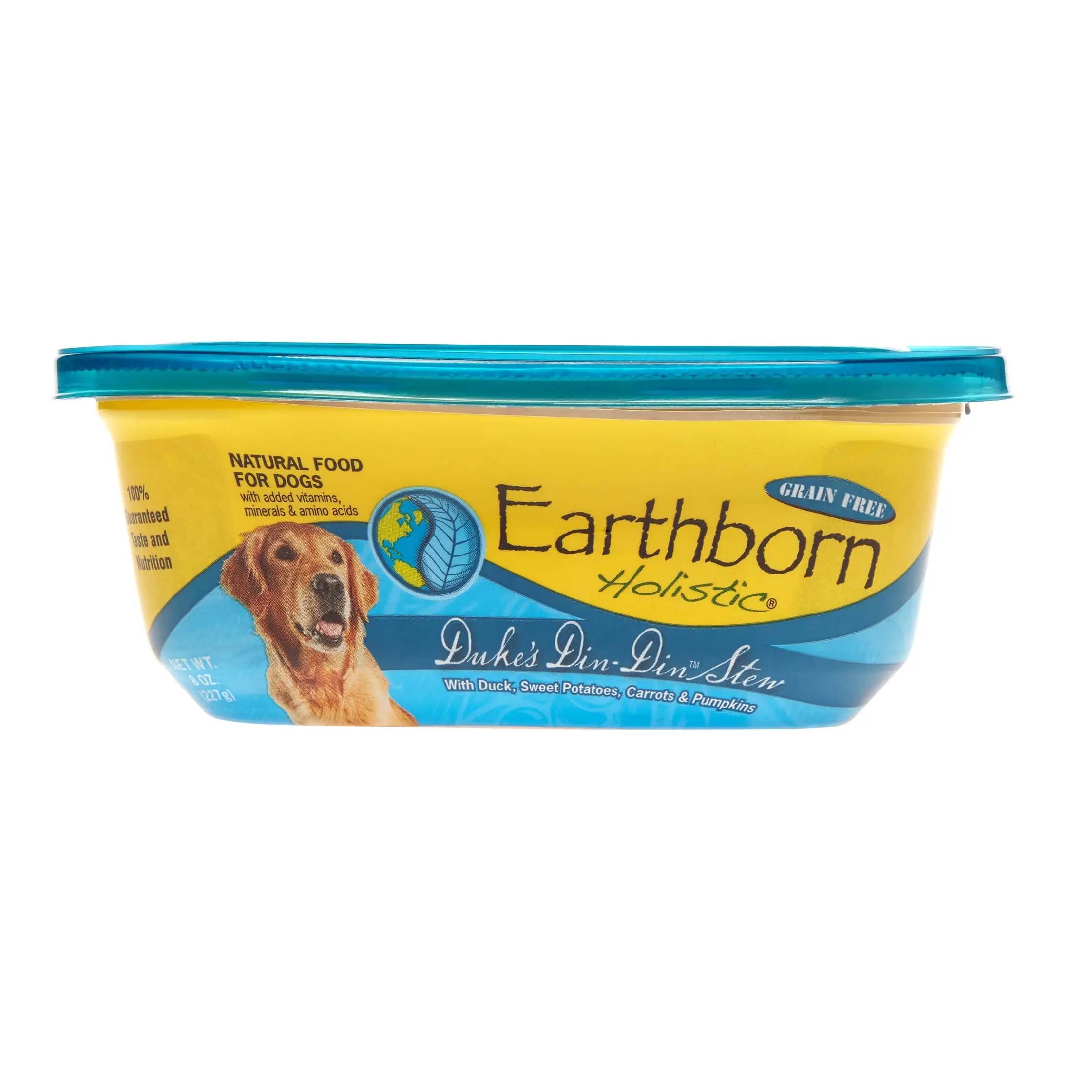 Earthborn Holistic Duke's Din-Din Stew Grain-Free Wet Dog Food DuckTurkey. 8 oz