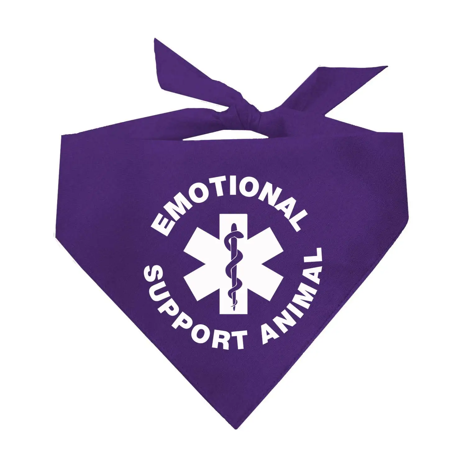 Emotional Support Animal Triangle Dog Bandana