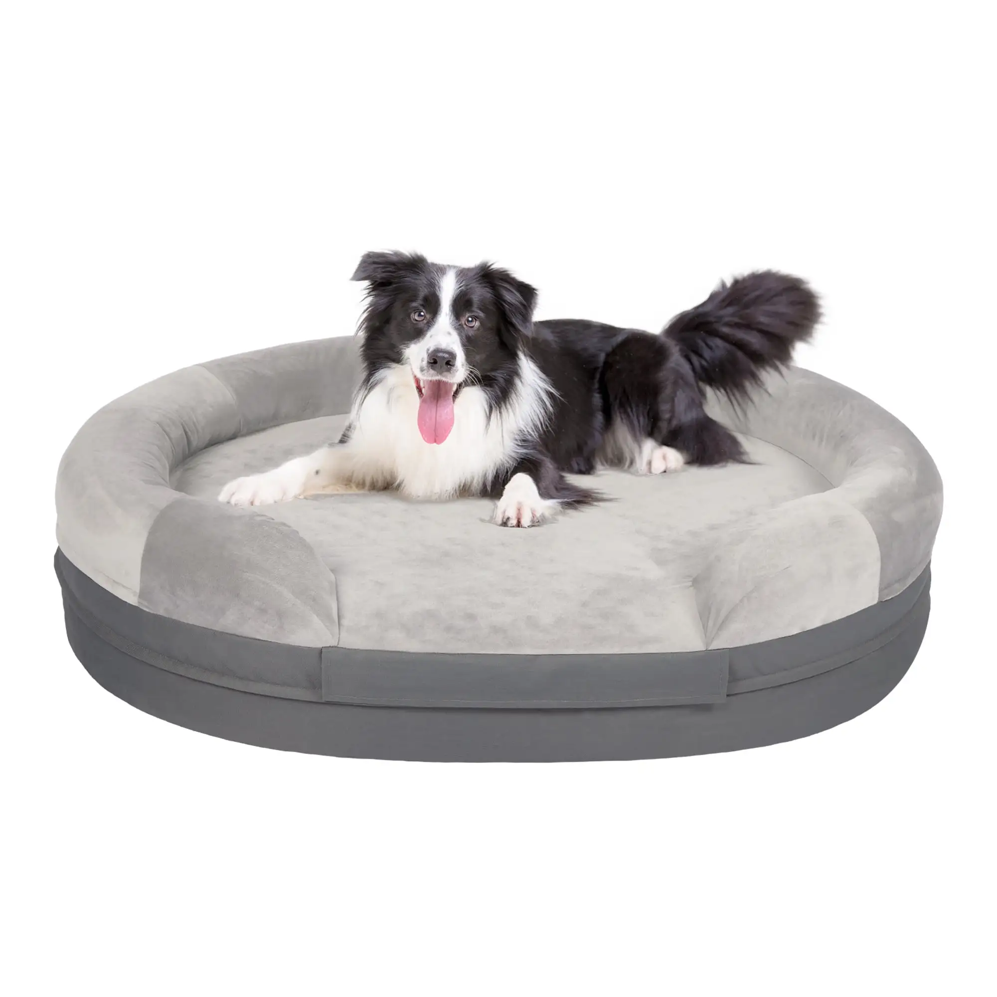 EnHomee Orthopedic Dog Bed for Large Dogs 10TH Pet Dog Couch with Memory Foam. Split into 2 Dog Beds with Removable Washable Cover Pet Bed for Dogs & Cats with Anti-Slip Bottom. 39L x 28W