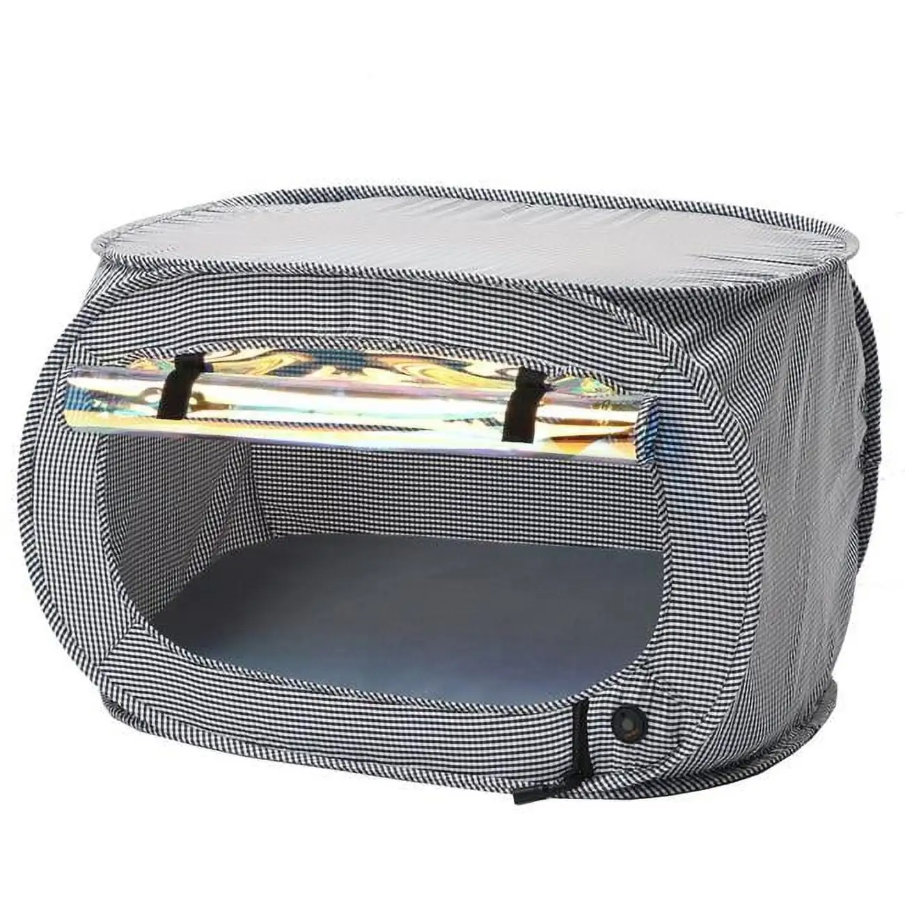 Enterlude Electronic Heating Lightweight & Collapsible Pet Tent - Grey - One Size