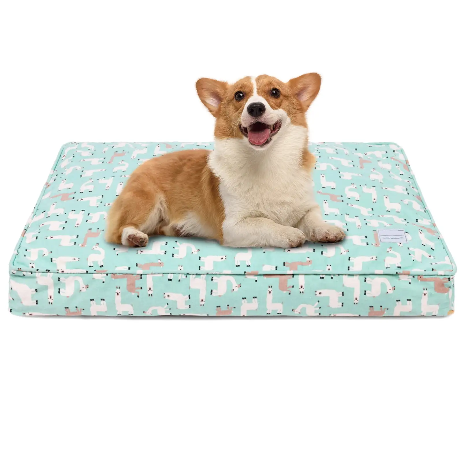 Exclusivo Mezcla Orthopedic Dog Bed for Small Dogs. Shredded Memory Foam Supportive Therapy Fillings Pet Bed. Soft Warm Washable Cat Cuddler Bed. Alpaca 24''x18''