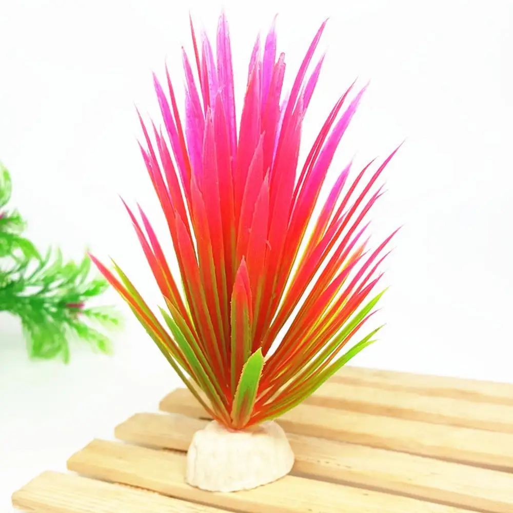 FNGZ Aquarium Accessories Clearance Promo Aquarium Landscapes Fish Tank Simulation Aquatic Plants Decoration PK Pink