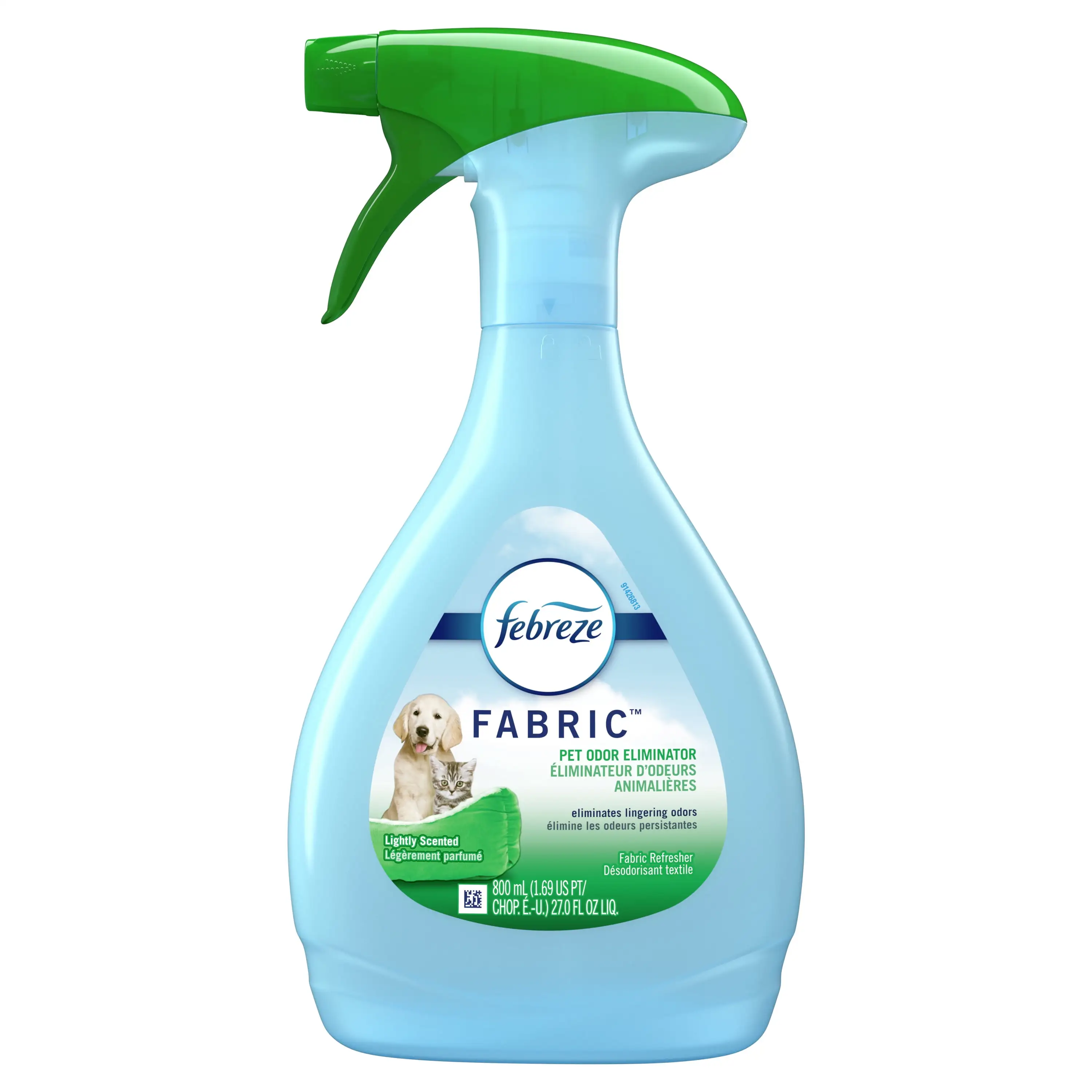 Febreze Odor-Fighting and Deodorizing Fabric Refresher Pet Odor Fighter. Fresh Scent 27 oz. Spray