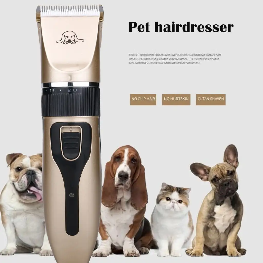 Floleo Clearance Dog Shaver Clippers Low Noise Rechargeable Cordless Electric Quiet Hair Clippers