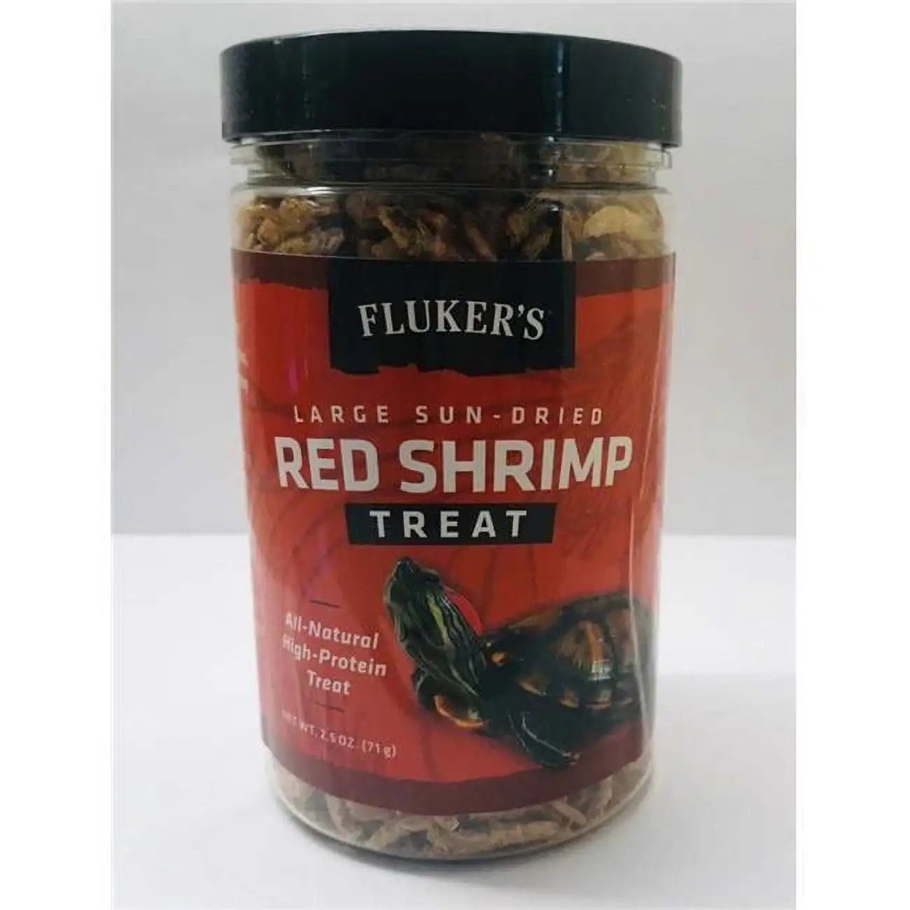 Fluker Labs 091197720512 2.5 oz Sun-Dried Large Red Shrimp Reptile Treat