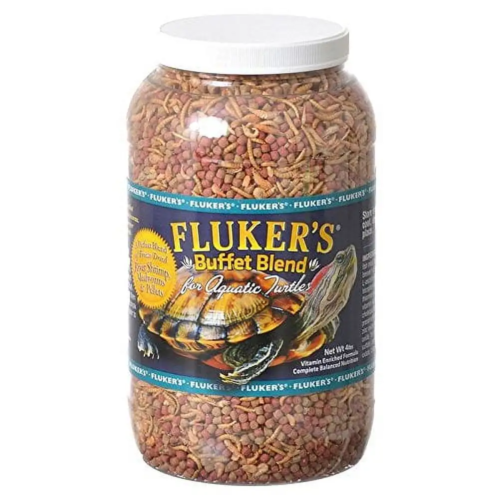 Fluker's Buffet Blend Turtle Food for Aquatic Turtles. 4 lb