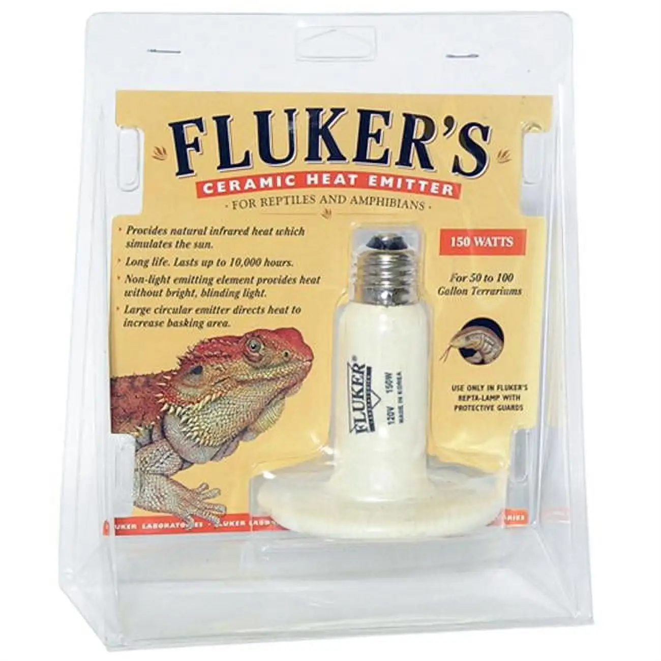 Fluker's Ceramic Heat Emitter. 150 Watt