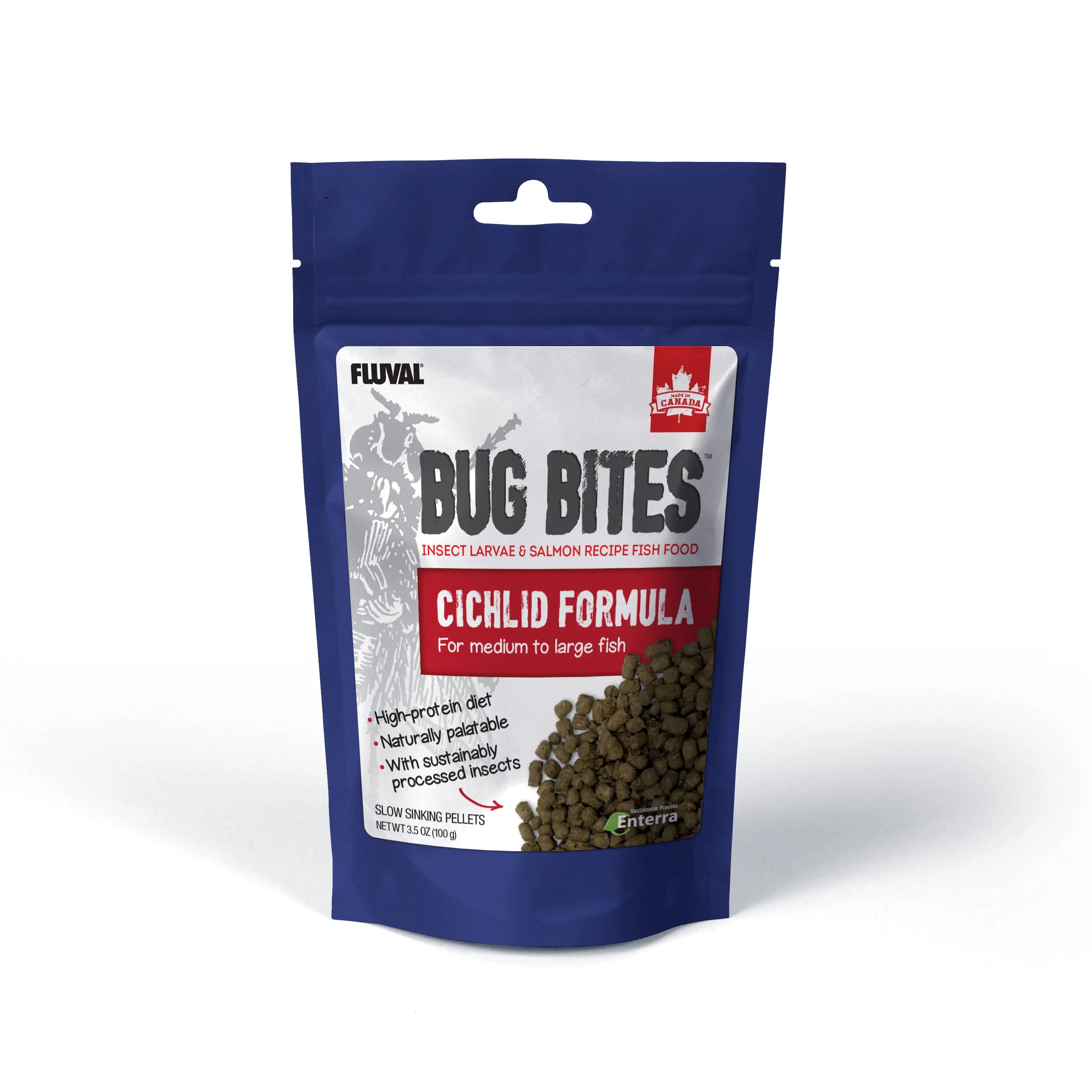 Fluval Bug Bites Cichlid Pellets 3.53 oz