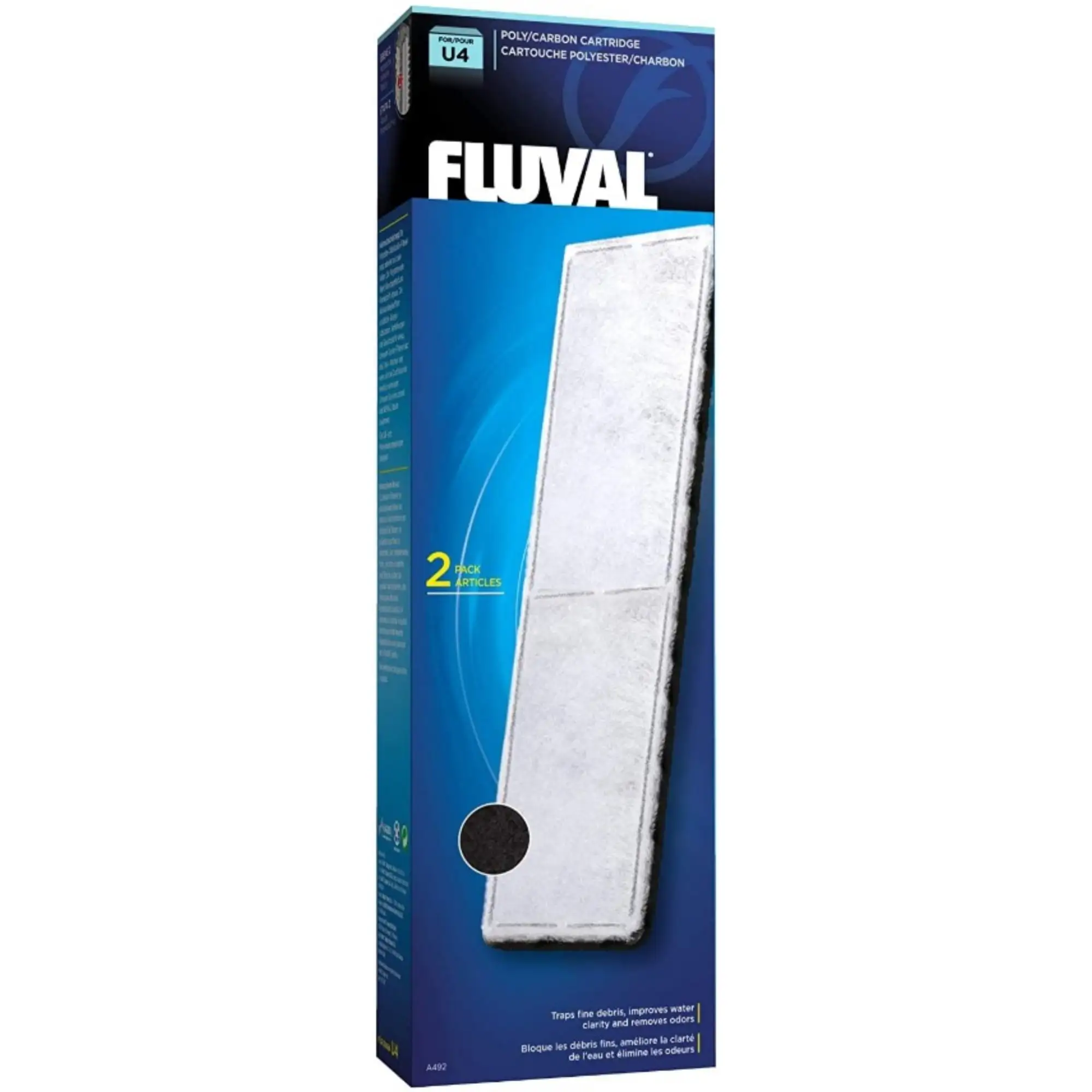 Fluval Underwater Filter Stage 2 Poly/Carbon Cartridges