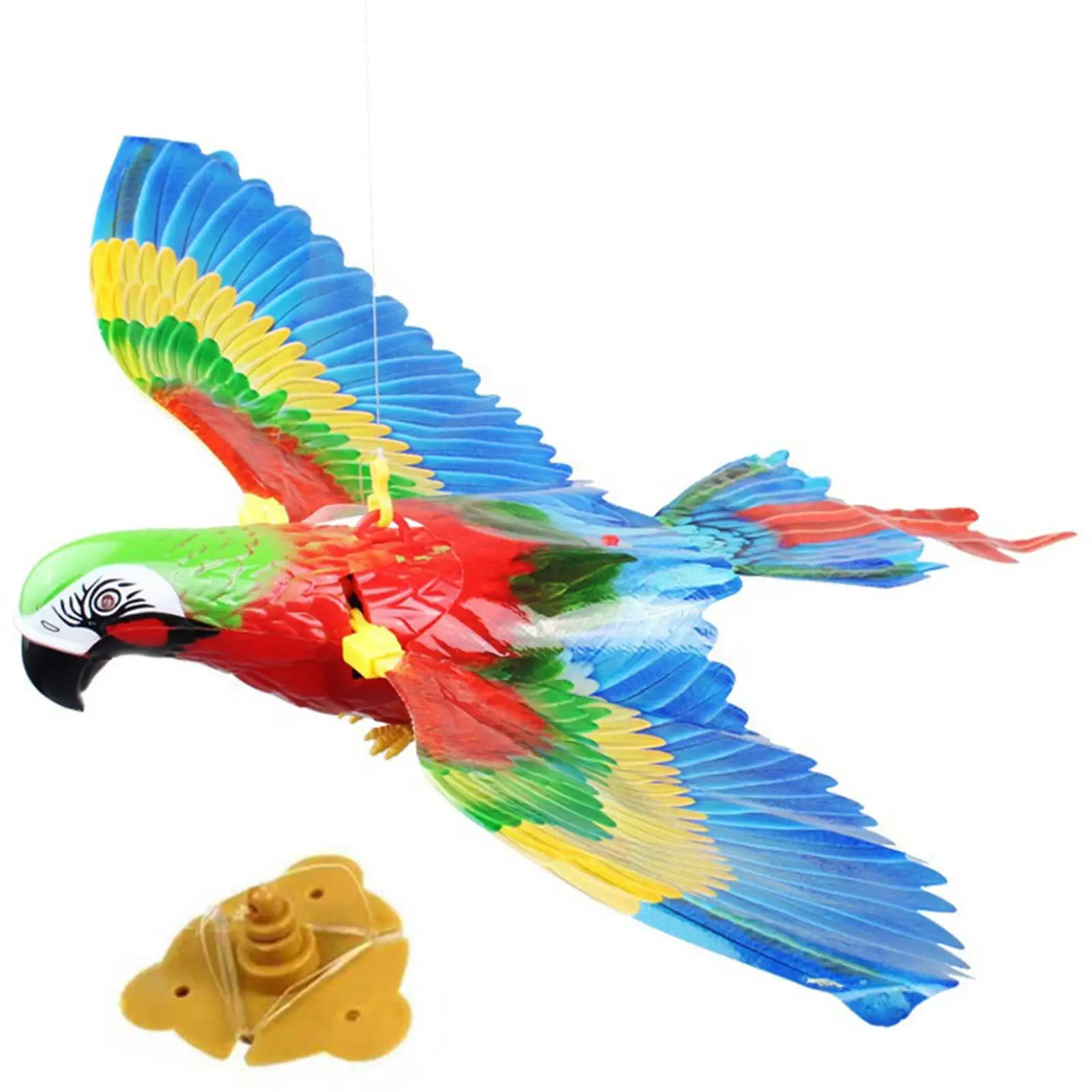 Flying Bird Cat Toy. Simulation Bird Interactive Cat Toy for Indoor Cats. Interactive Electric Hanging Flying Bird Toy for Cats Kitten Play Hunting Exercising Eliminating Boredom