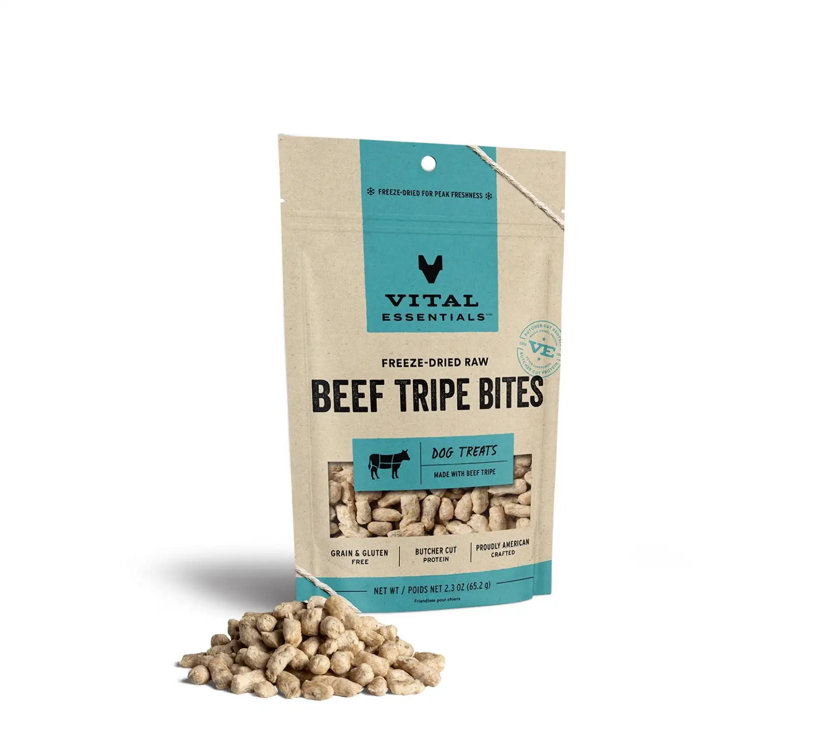 Freeze-Dried Beef Tripe Bites Dog Treats