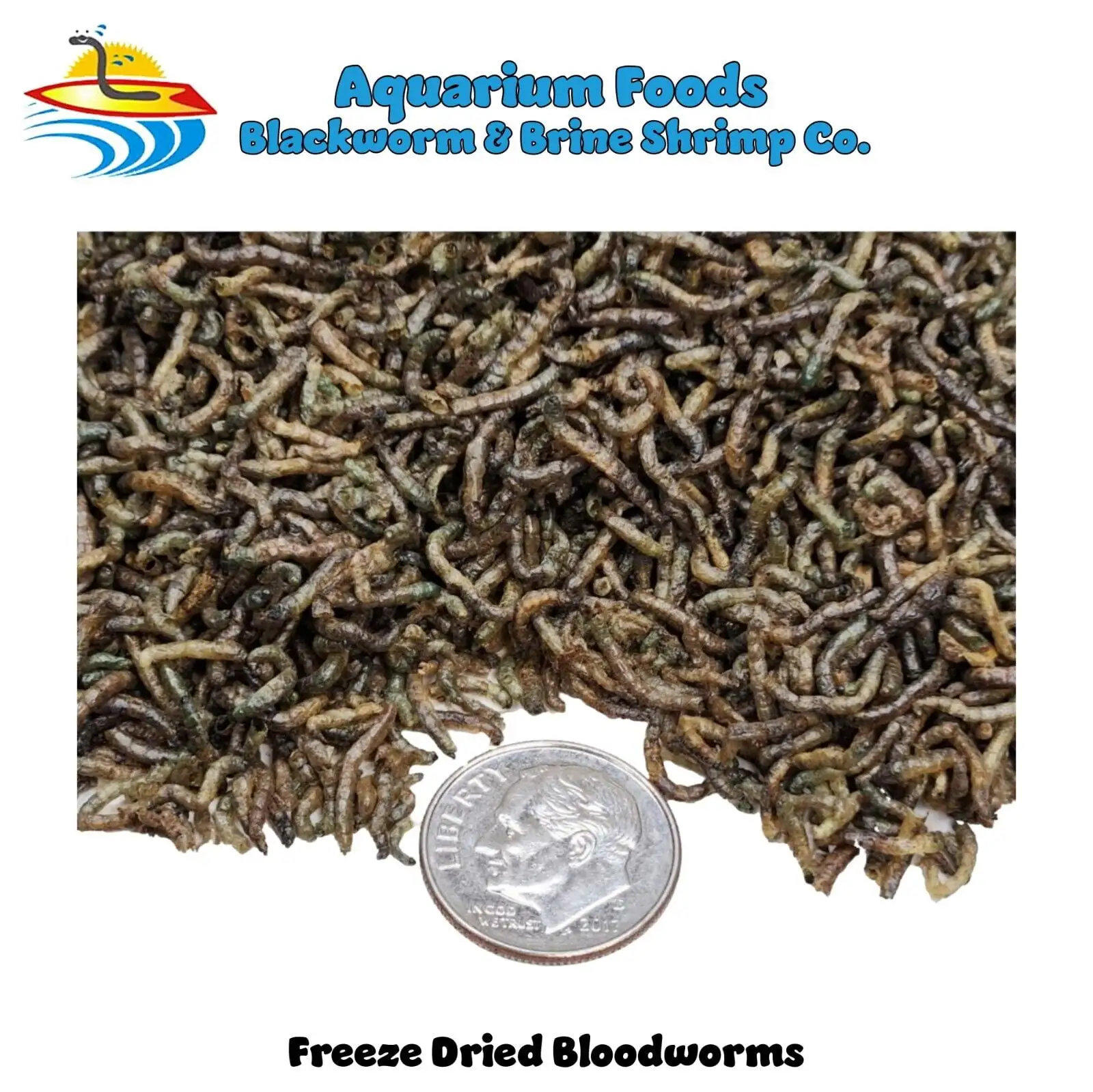 Freeze Dried Bloodworms - Turtles. Reptile. Chickens. Birds. Large Fish. Ponds...8oz