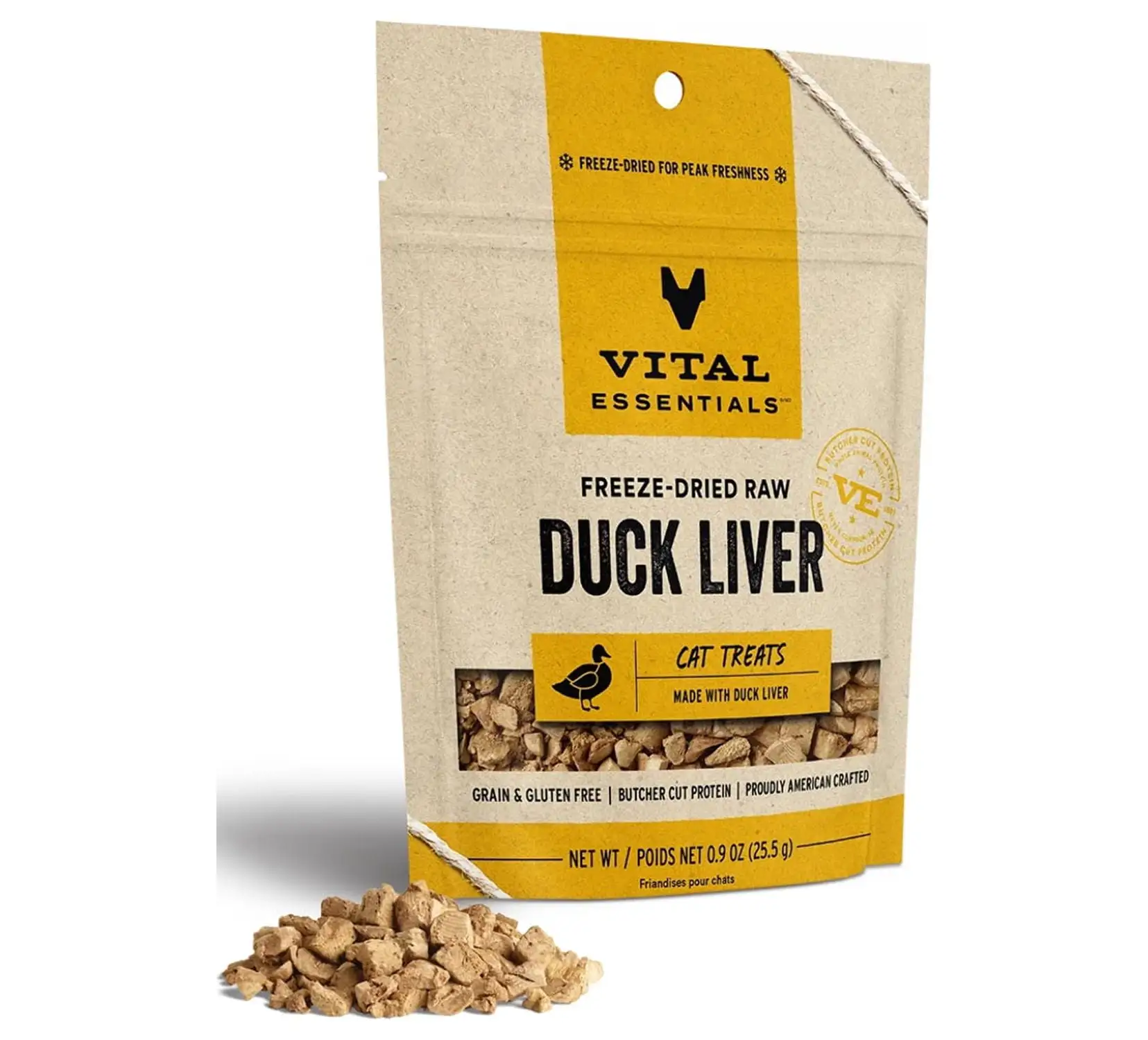 Freeze-Dried Duck Liver Cat Treats