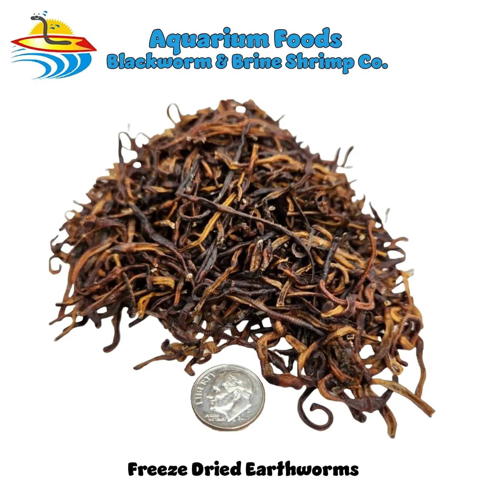 Freeze Dried Earthworms - For Turtles. Reptiles. Chickens. Birds. Large Fish...8oz