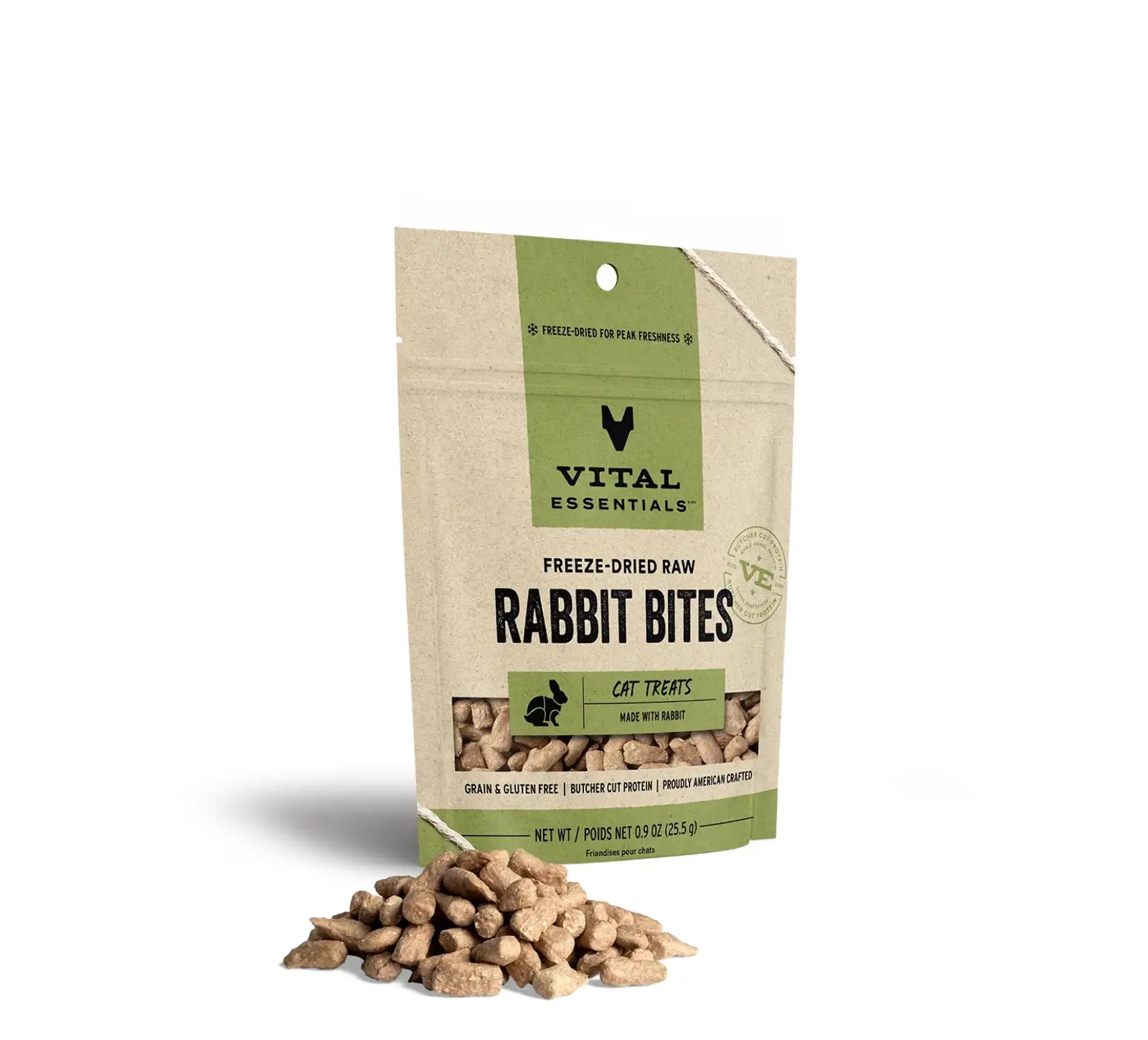 Freeze-Dried Rabbit Bites Cat Treats