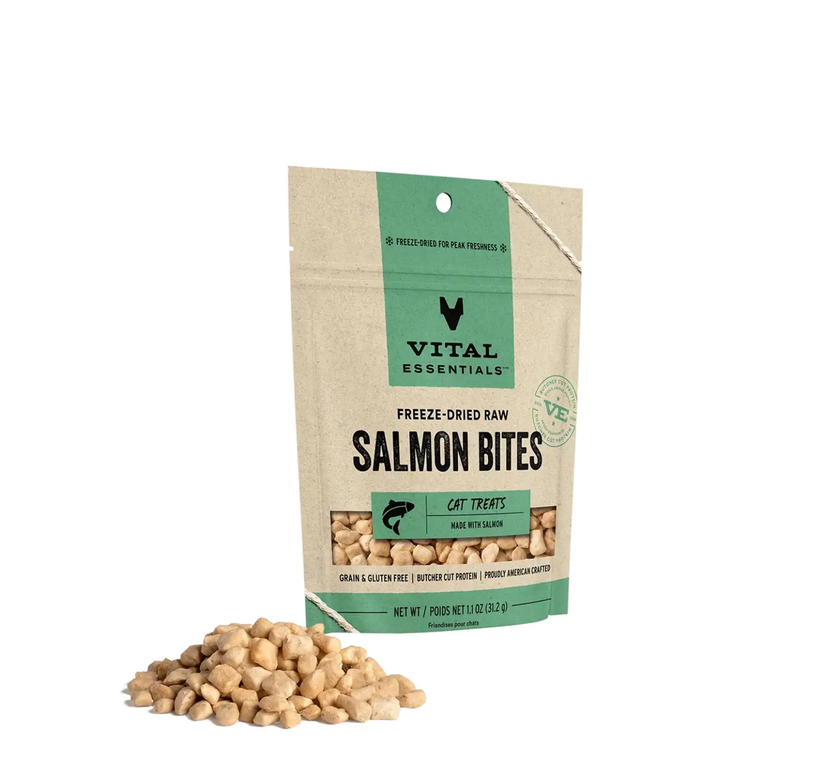 Freeze-Dried Salmon Bites Cat Treats