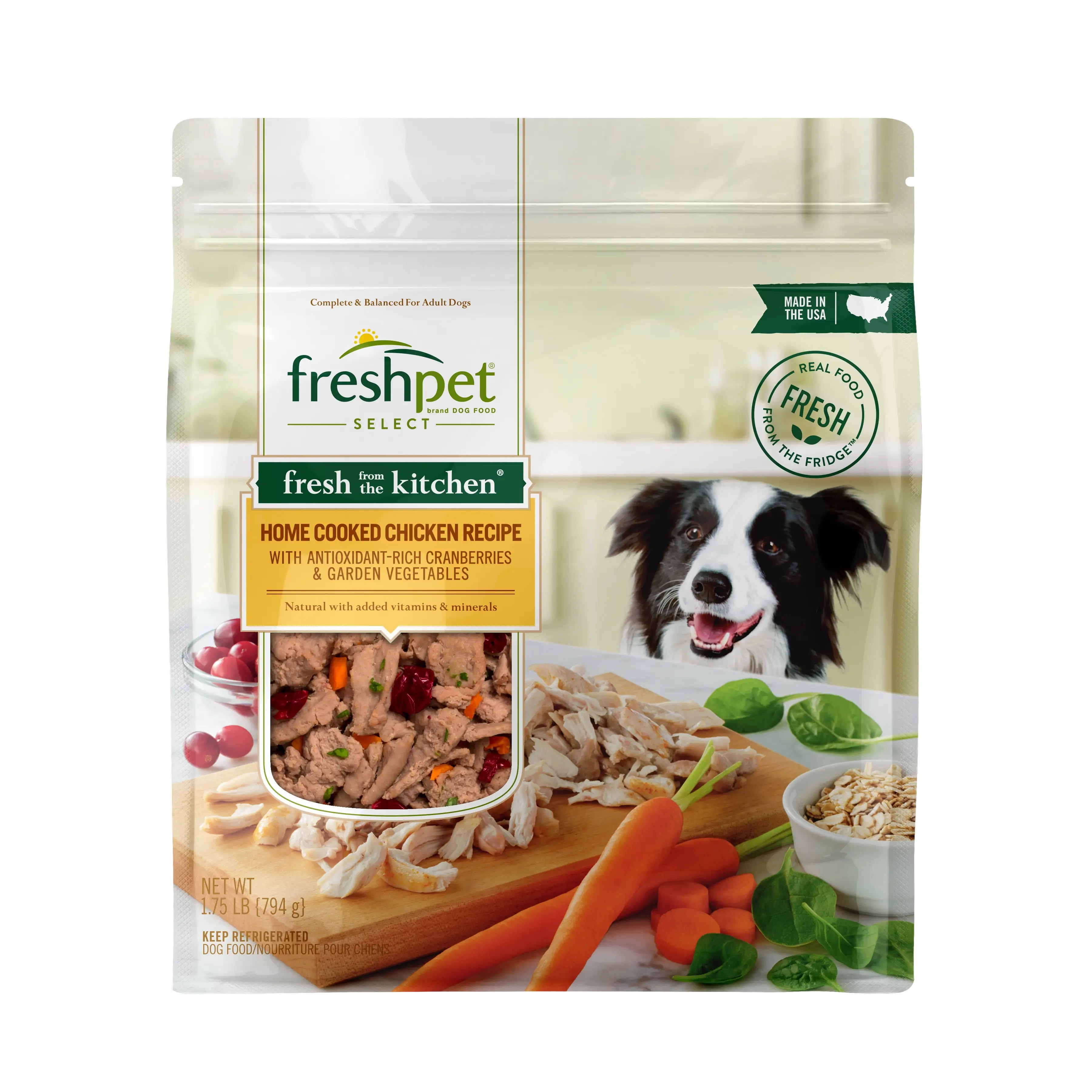 Freshpet Select Fresh From the Kitchen Home Cooked Chicken Recipe for Dogs . 1.75 Lb