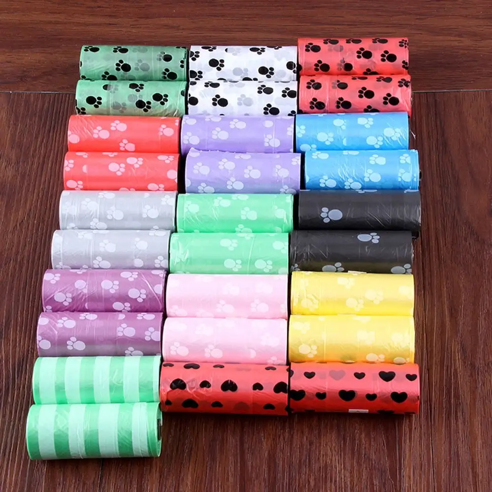 Fridja 10Roll 150pcs Degradable Pet Waste Poop Bags Dog Cat Clean Up Refill Garbage Bag