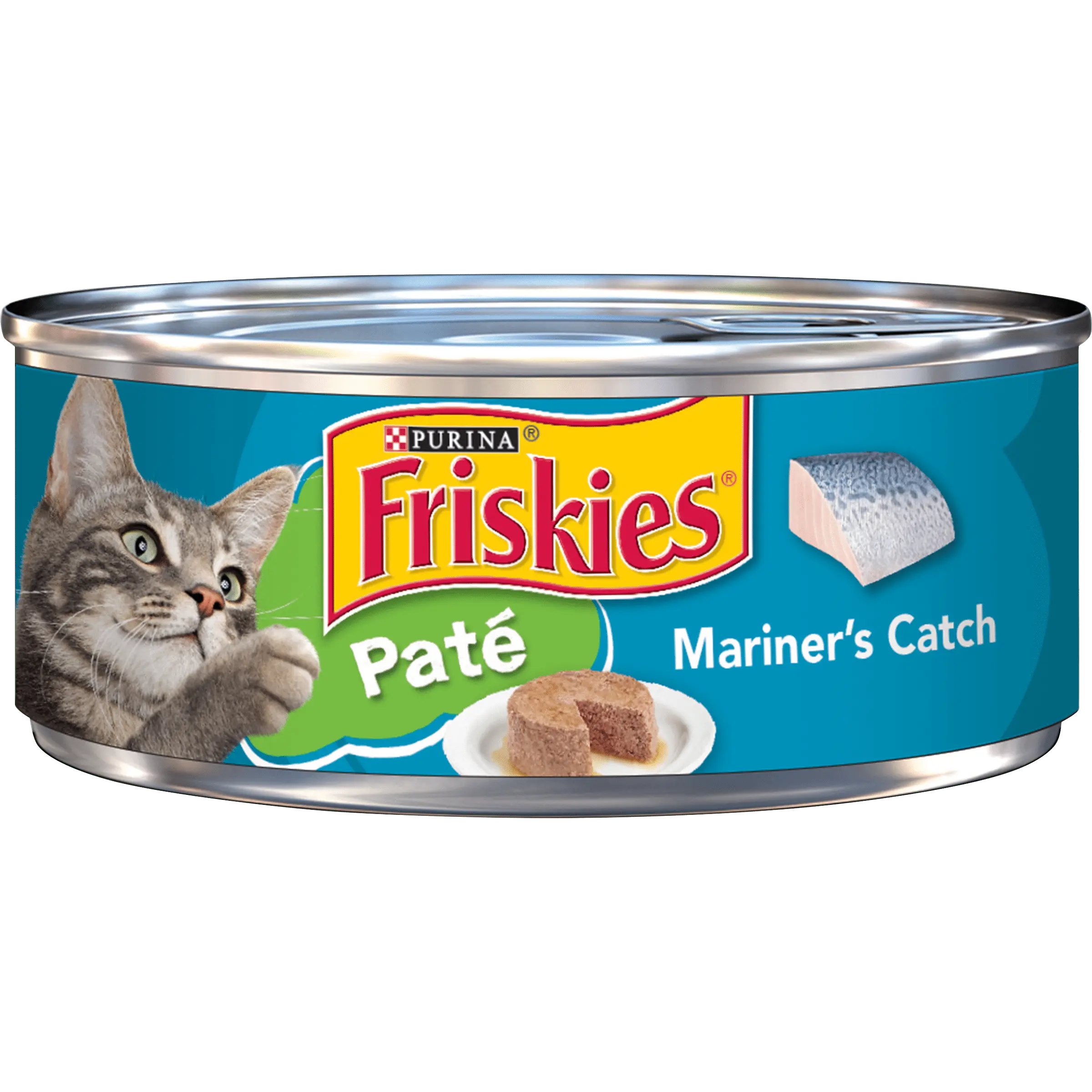 Friskies Pate Wet Cat Food. Mariner's Catch. 5.5 oz. Can