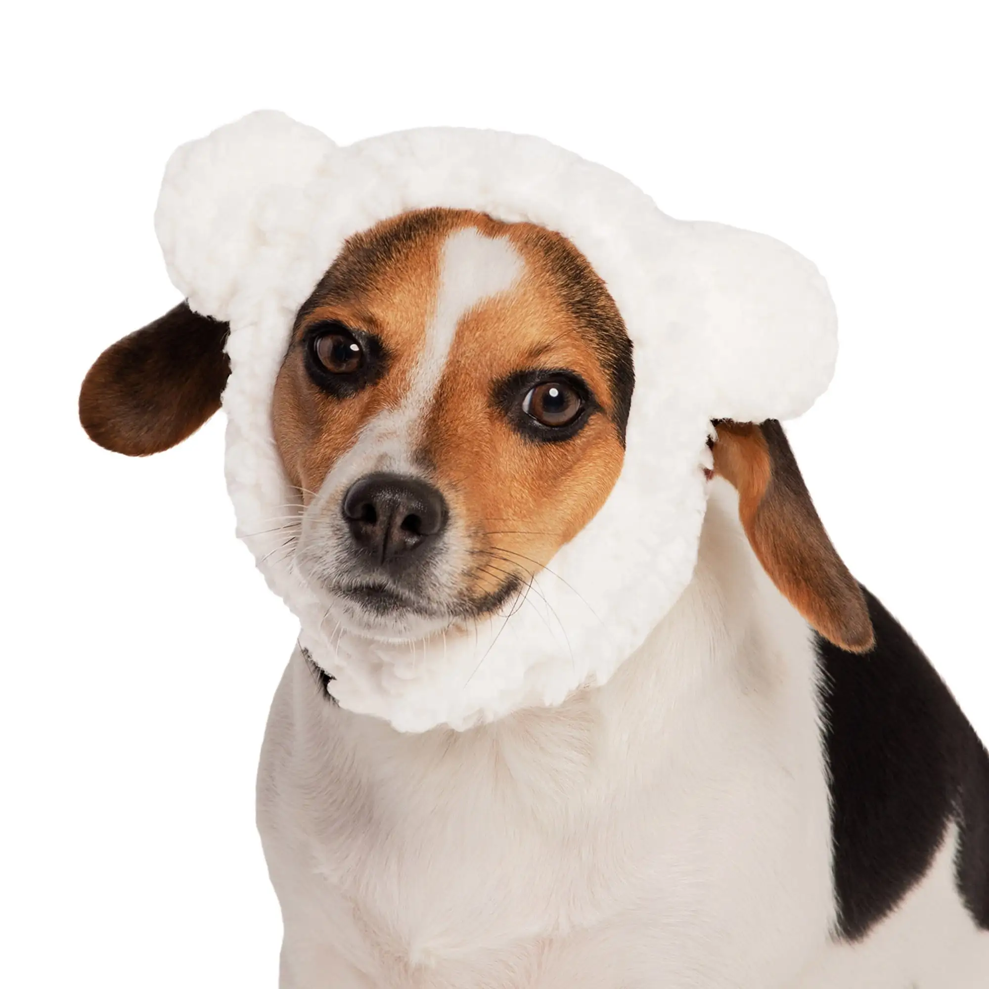 FurHaven Flex-Fit Pet Costume Hat for Dogs - Polar Bear. XS-S