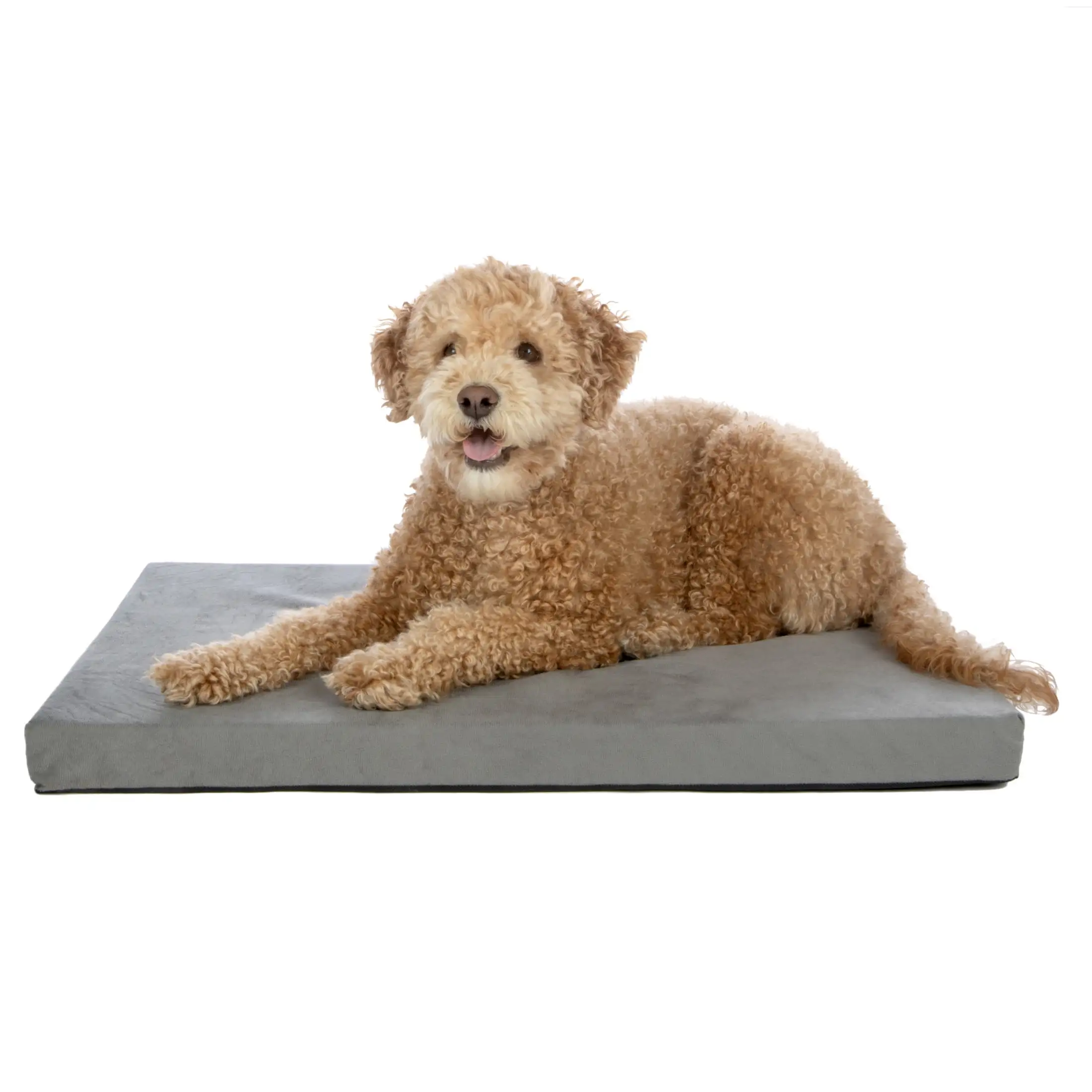 FurHaven Pet Products Mattress Edition Medium Memory Foam Dog Kennel & Crate Mat. Gray