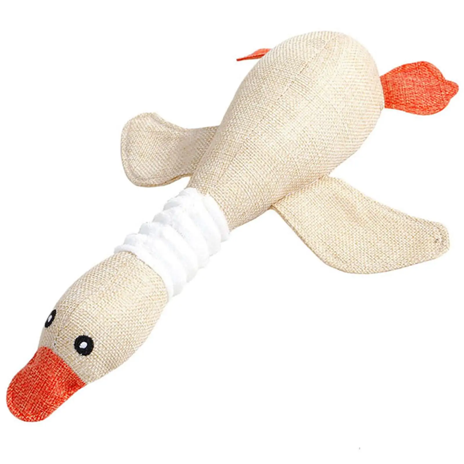 FurPet Dog Squeaky Dog Toys for Small and Medium Dogs. Durable Puppy Toys Dog Chew Toys for Hunting Training. Tugging Tough Durable Teething Interactive Dog Toys Beige