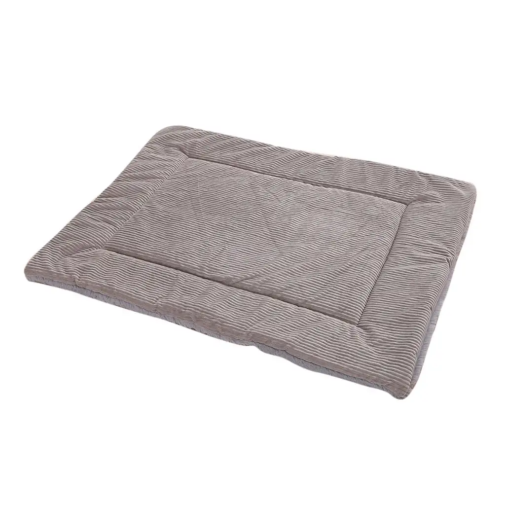 GERsome Dog Bed for Medium. Small Dogs Breeds.Soft and Comfortable Dog Bed mats. Washable Dog cage mat.Anti-Slip Pet Beds Mats. Fulffy Kennel Pad