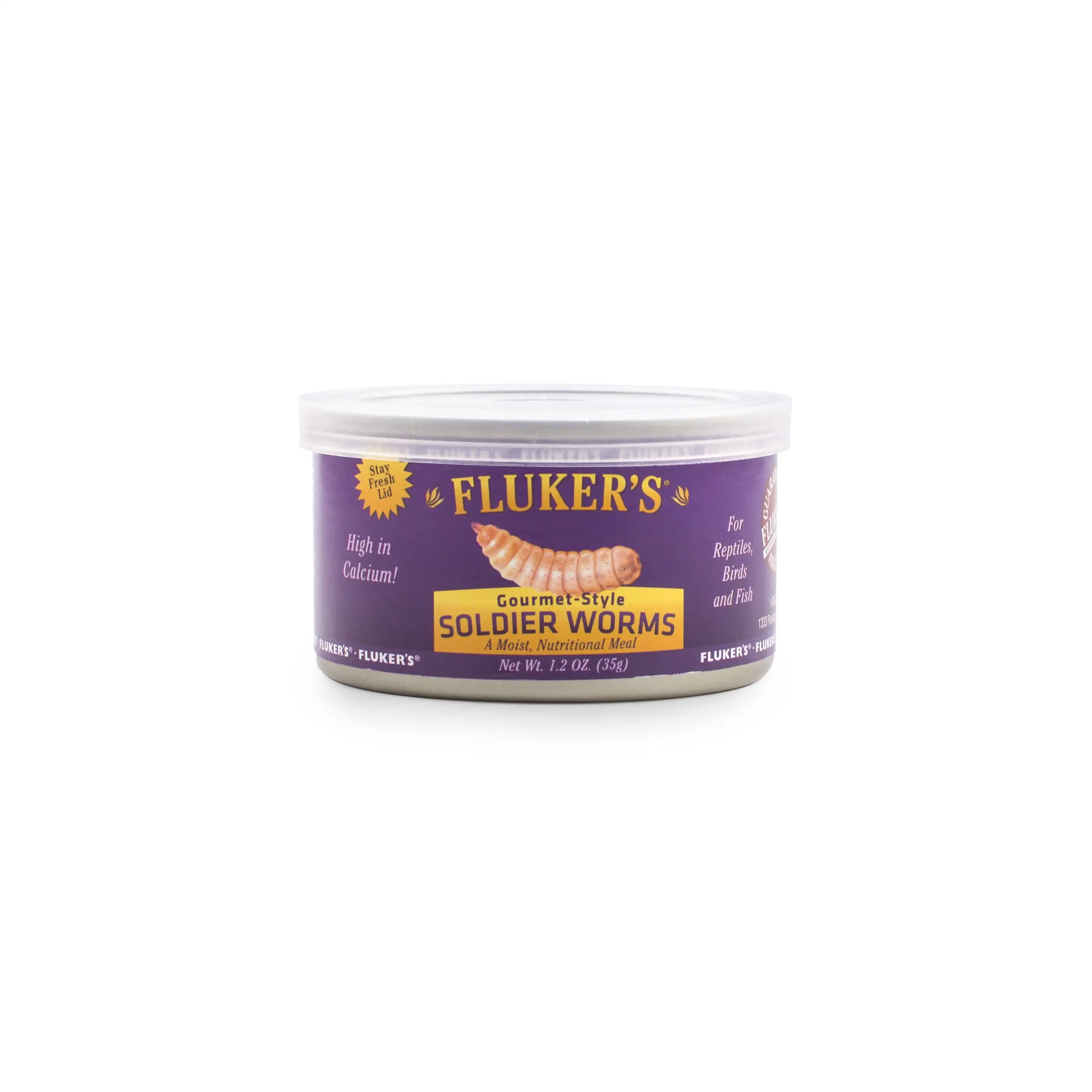 GOURMET CANNED SOLDIER WORMS 1.2OZ