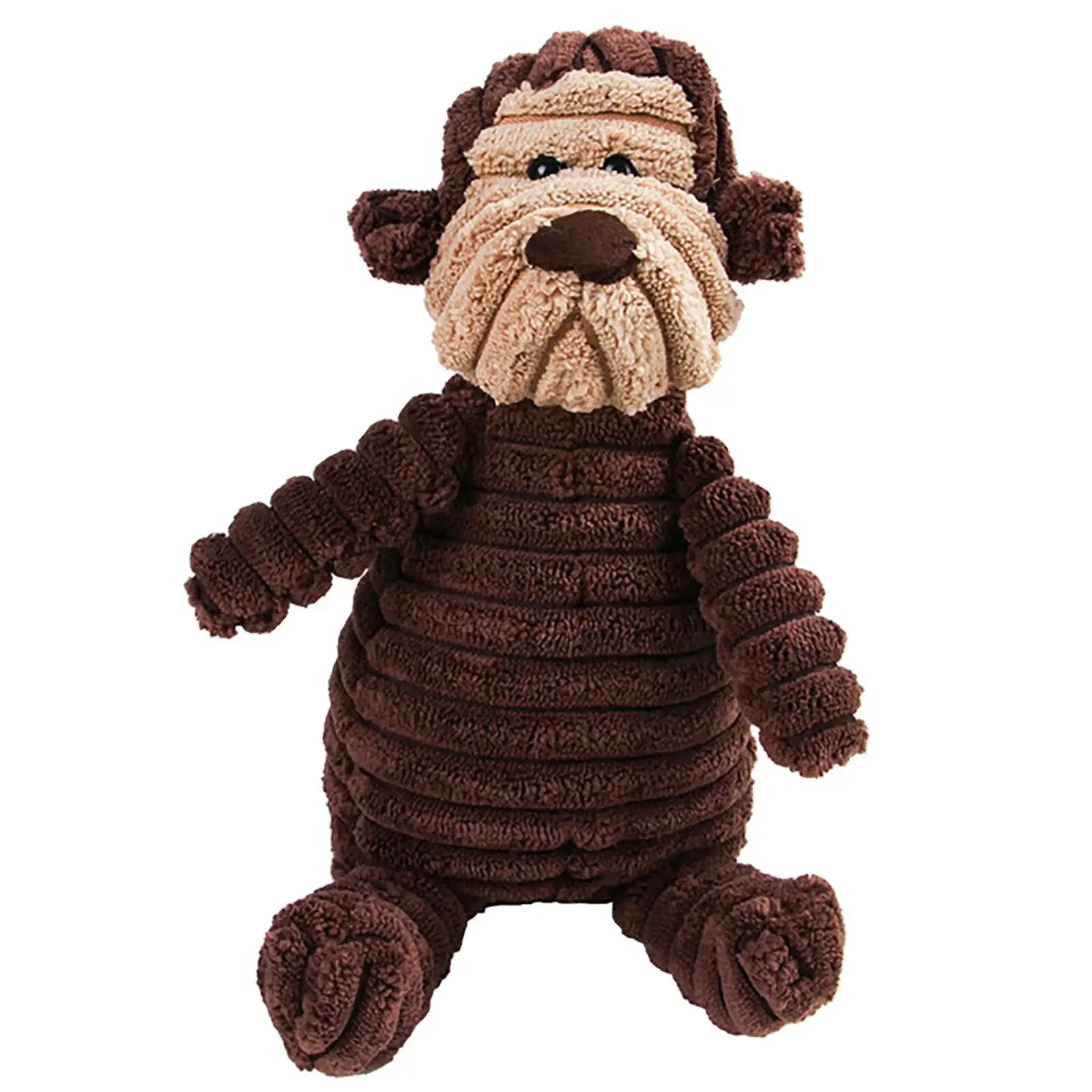 GZLY Dog Toy Squeaky Dog Toy Cute Stuffed Monkey Durable Dog Plush Toy Big Breed Dog Chew Toy Small. Medium. Big Dog Monkey