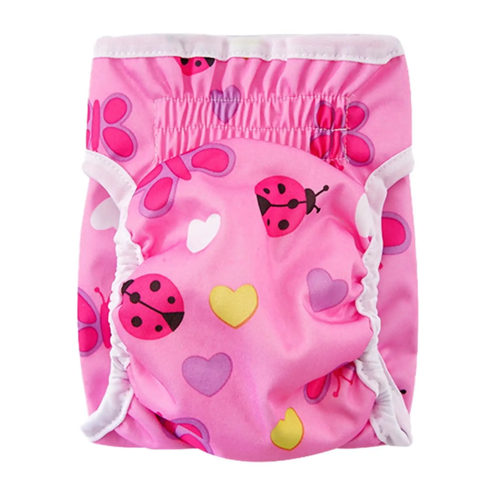 GZLY Reusable Male Dog Wraps Belly Bands Diapers for Dogs| Washable Male Dog Diapers Male Doggie Puppy Pet Diapers| Dog Wrap Diaper Cover. Incontinence Hot Pink L