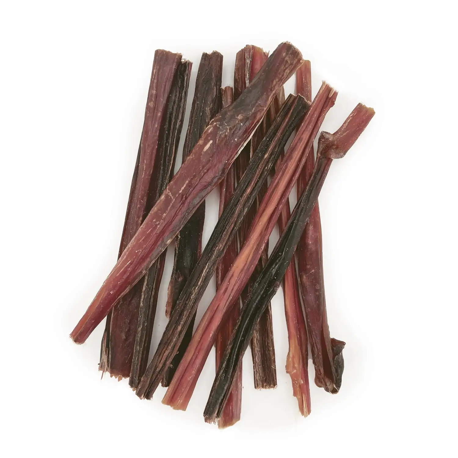 GigaBite 6 Inch Slim Odor-Free Bully Sticks (10 Pack) - All Natural. Free Range Beef Pizzle Dog Treat by Best Pet Supplies