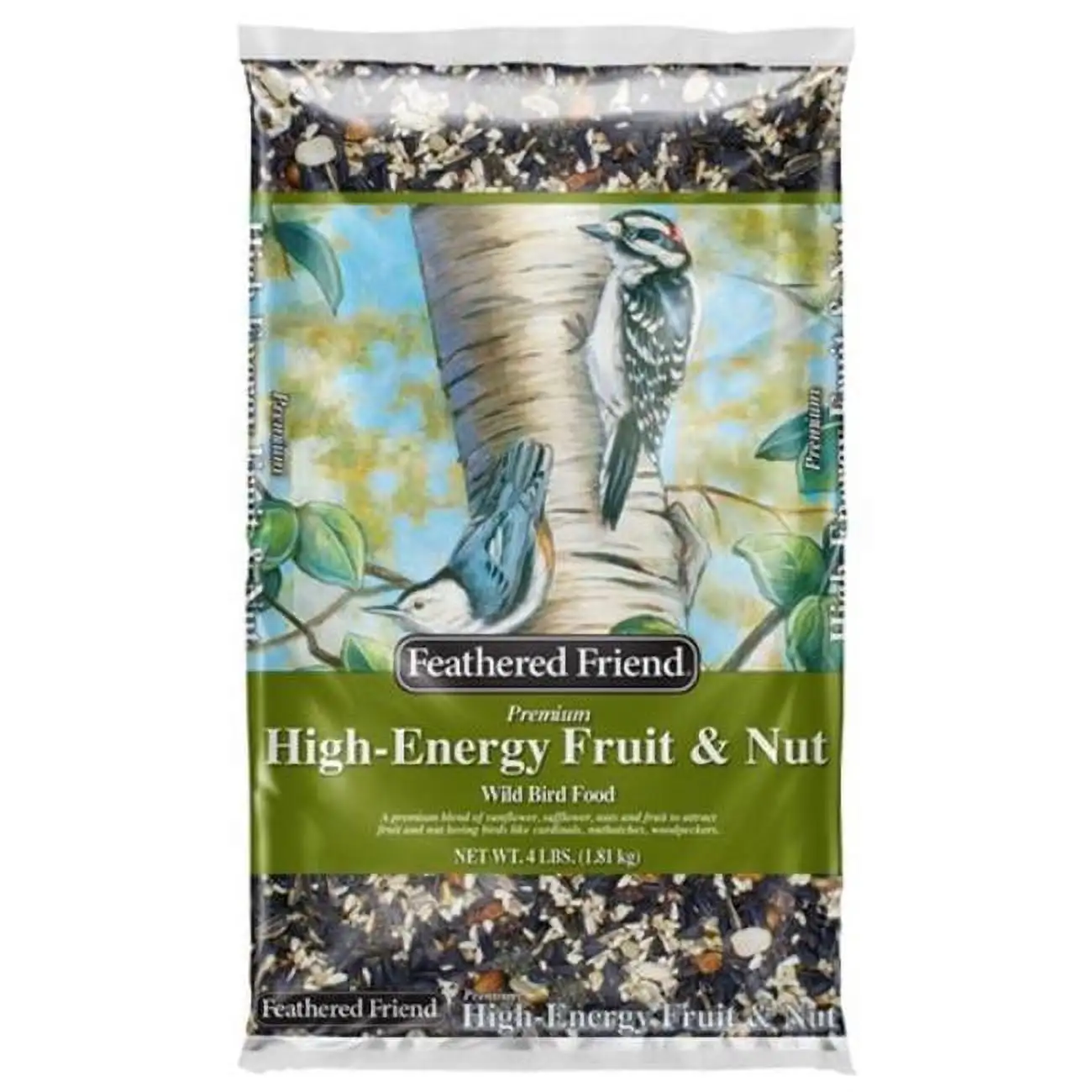 Feathered Friend 14392 High-Energy Fruit & Nut Wild Bird Food. 4 Lb. Bag - Quantity 1