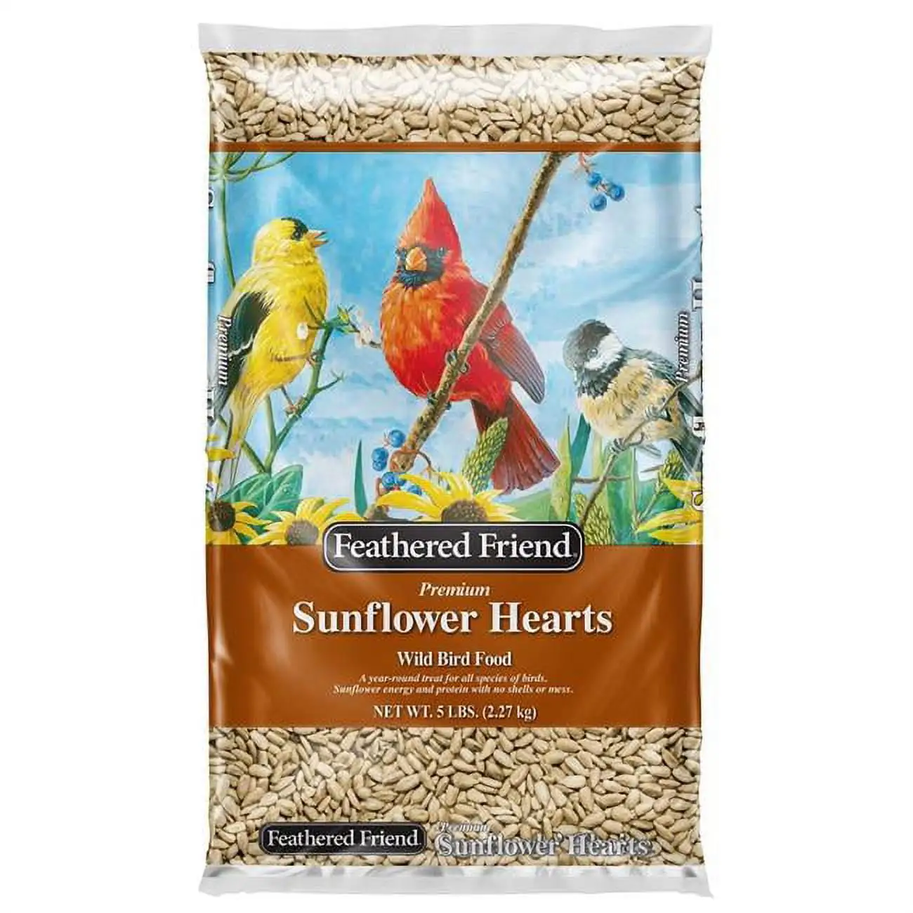 Global Harvest Foods 110406 5 lbs Sunflower Hearts Wild Bird Food