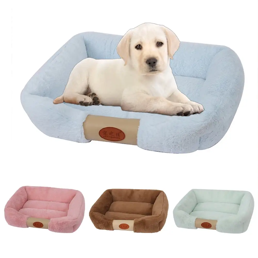 Godderr Dog Puppy Bed.Cat Bed.Fashion Solid Color Dog Bed for Crate Car Indoor Outdoor Warm Pets Bed for Small to Large Dogs