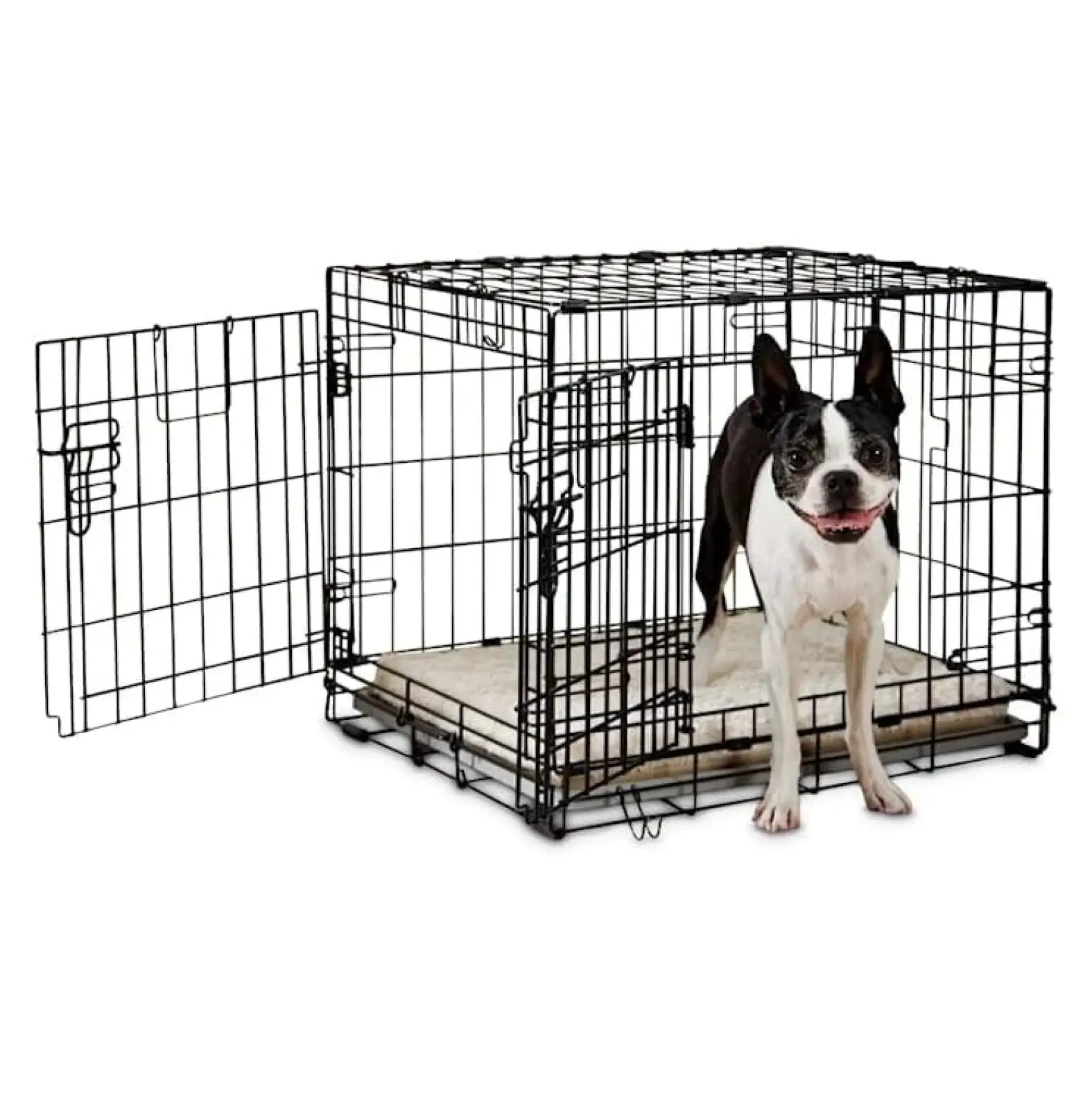 Going Places 2-Door Folding Dog Crate. 24.8 L X 17.9 W X 19.5 H