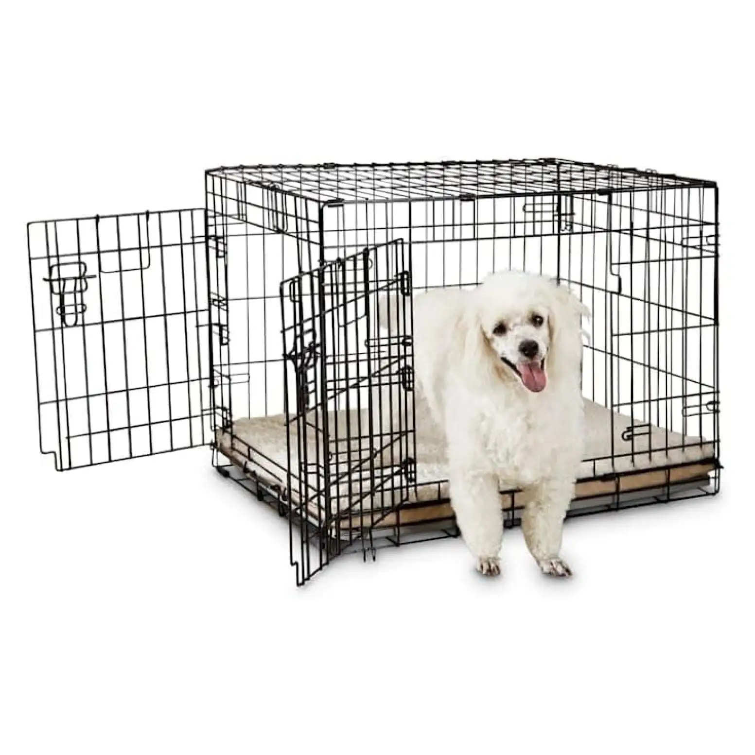 Going Places 2-Door Folding Dog Crate. 30.9 L X 19.5 W X 21.5 H