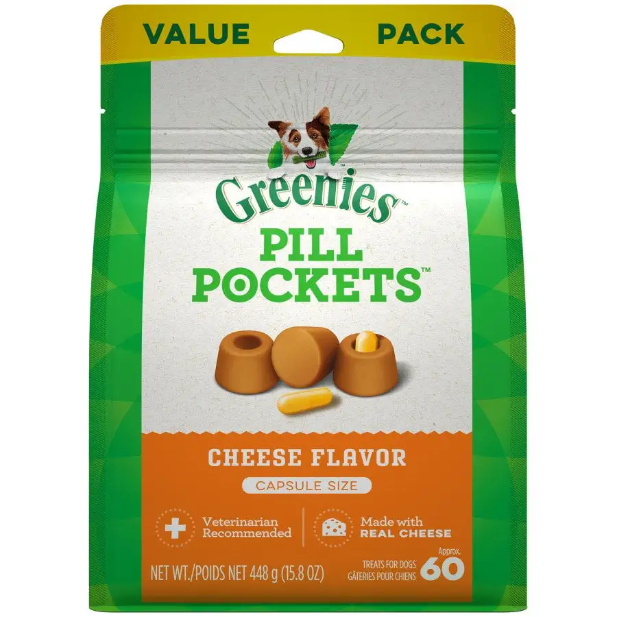 Greenies Pill Pockets for Capsules Cheese. 60 ct. 15.8 oz