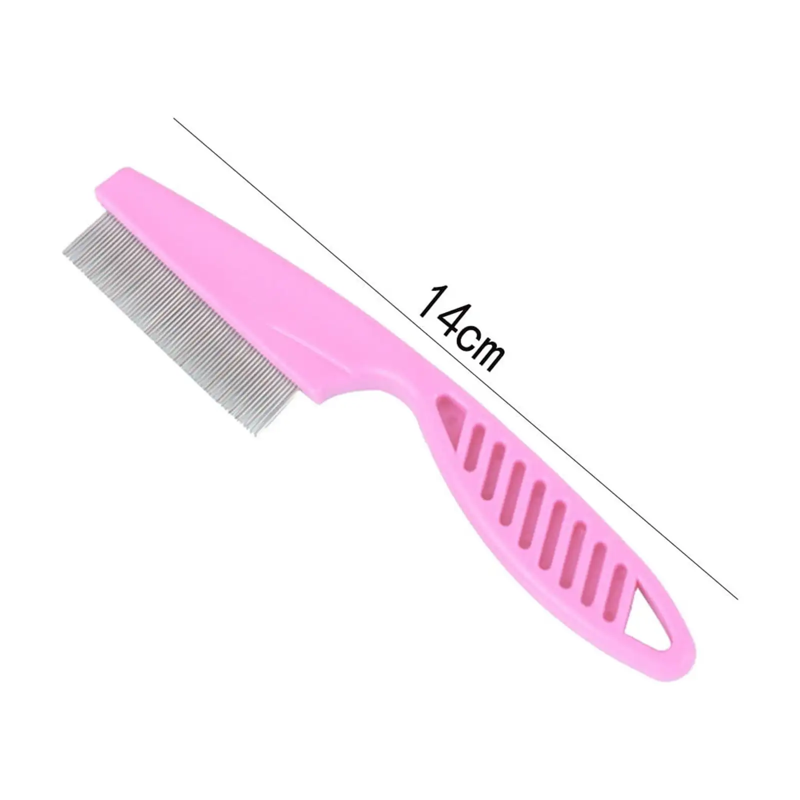 HACHUM Pet Hair Grooming Comb Flea Shedding Brush Puppy Dog Stainless Comb In Clearance