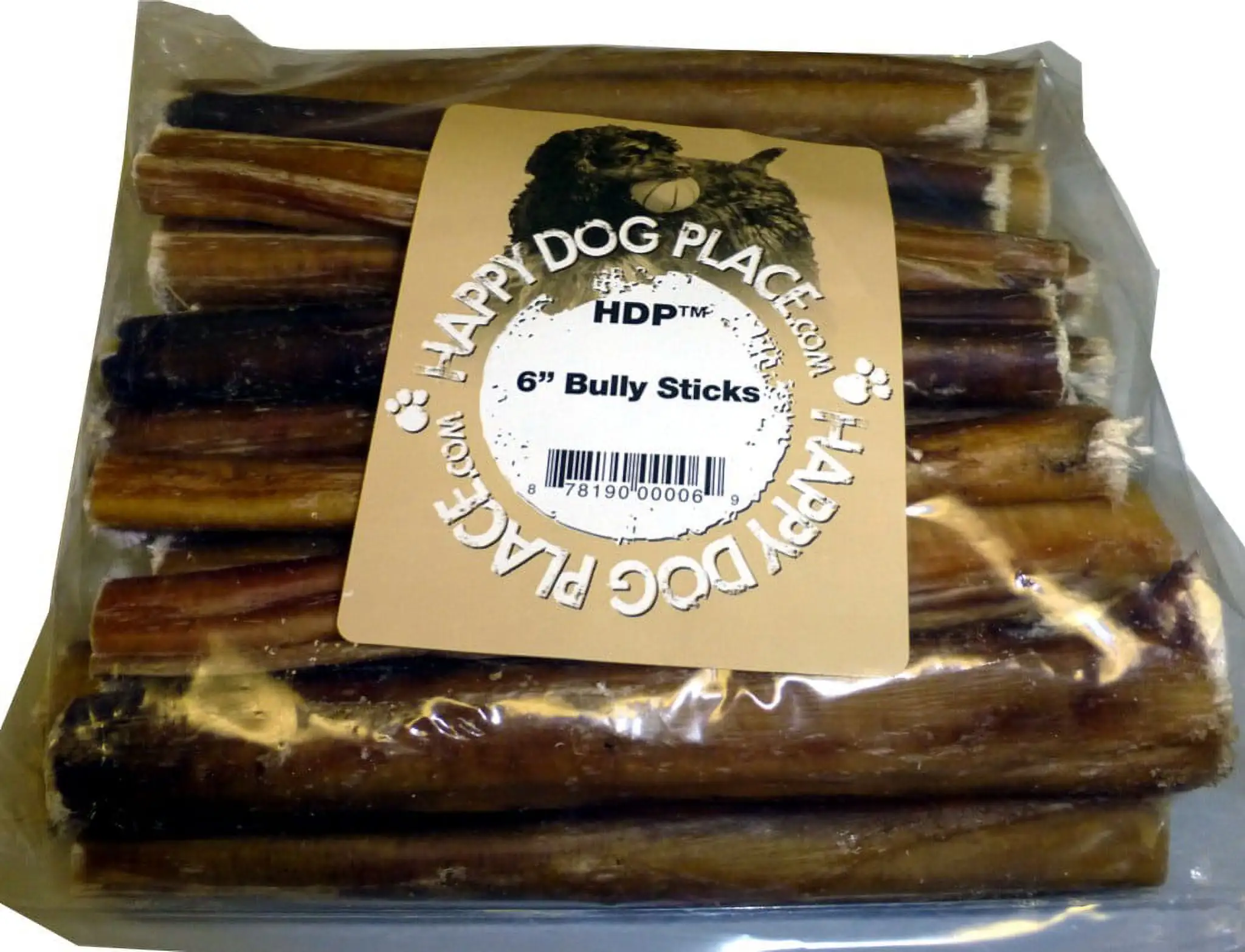 HDP 6 Bully Sticks Size:Pack of 30