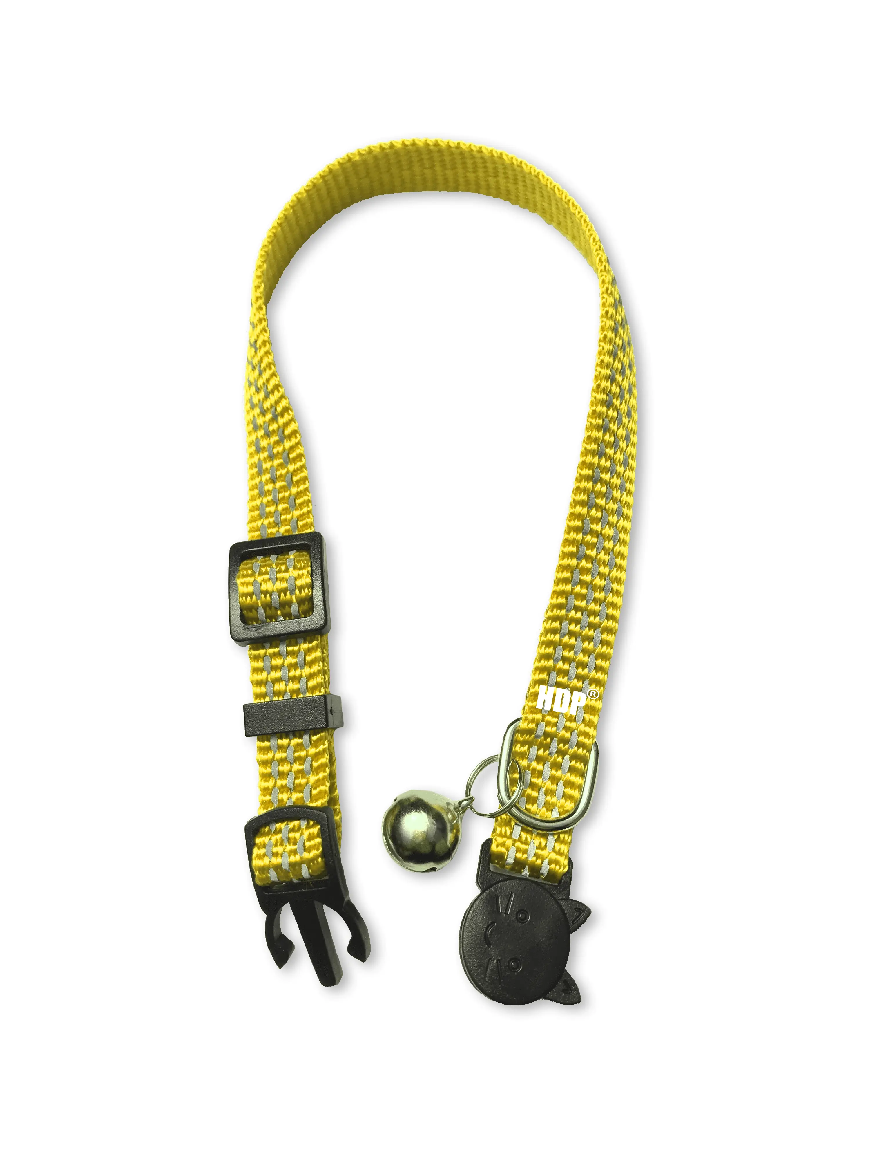 HDP Breakaway Reflective Cat Collars Color:Yellow