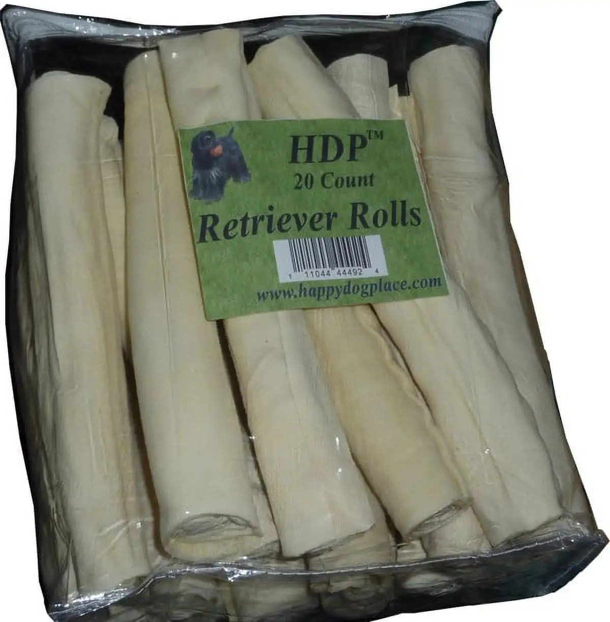 HDP Retriever Rolls Rawhide 9-10 Size: Pack of 20