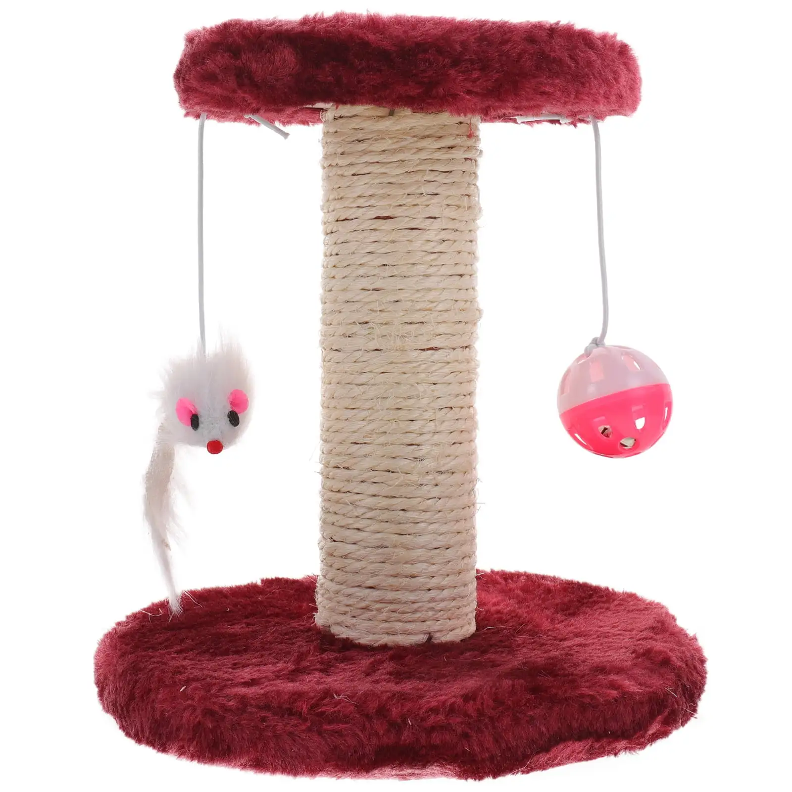 HOKARUA Cat Scratching Post Sisal Cat Claw Scratcher Pole for Kitten Indoor Cat Scratch Post