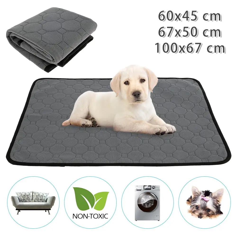 HOTBEST Pet Pee Pads Mats Washable And Reusable Breathable Training Dog Pee Cushion