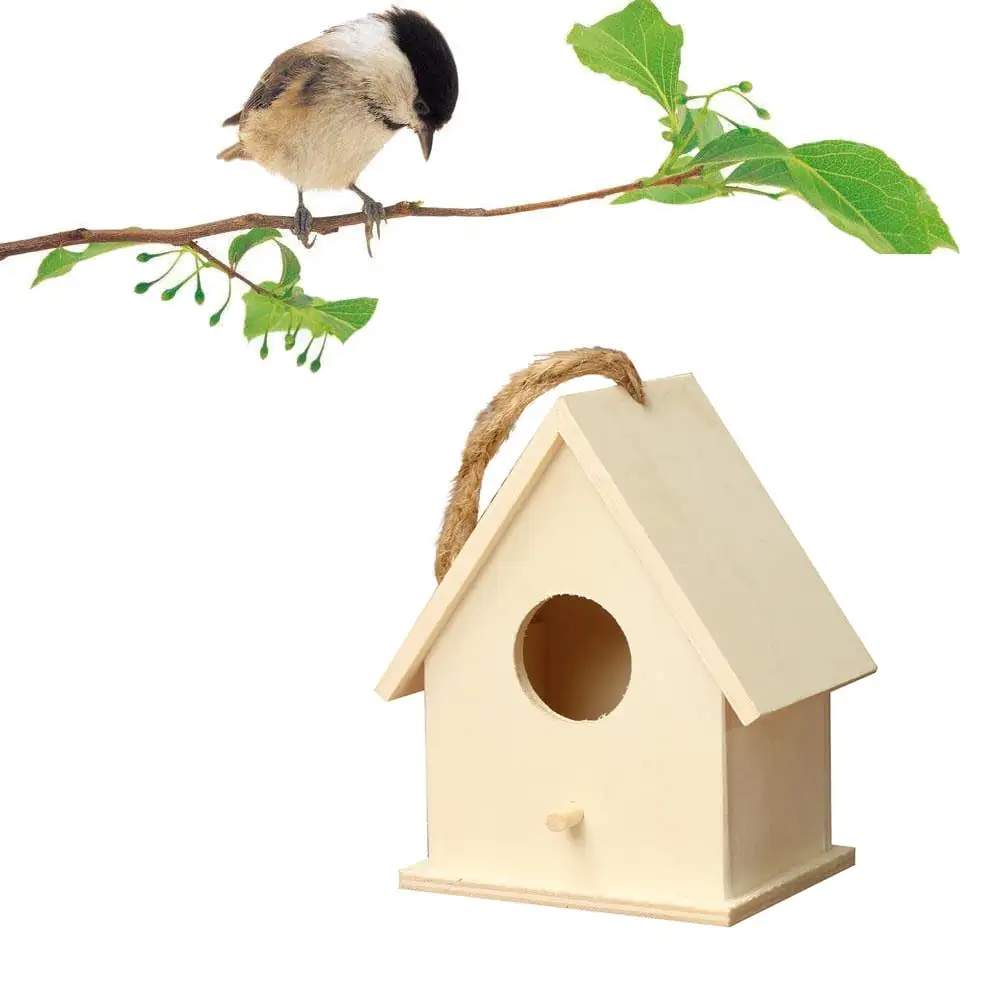 HTHJSCO Nest Dox Nest House Bird House Bird House Bird Box Bird Box Wooden Box