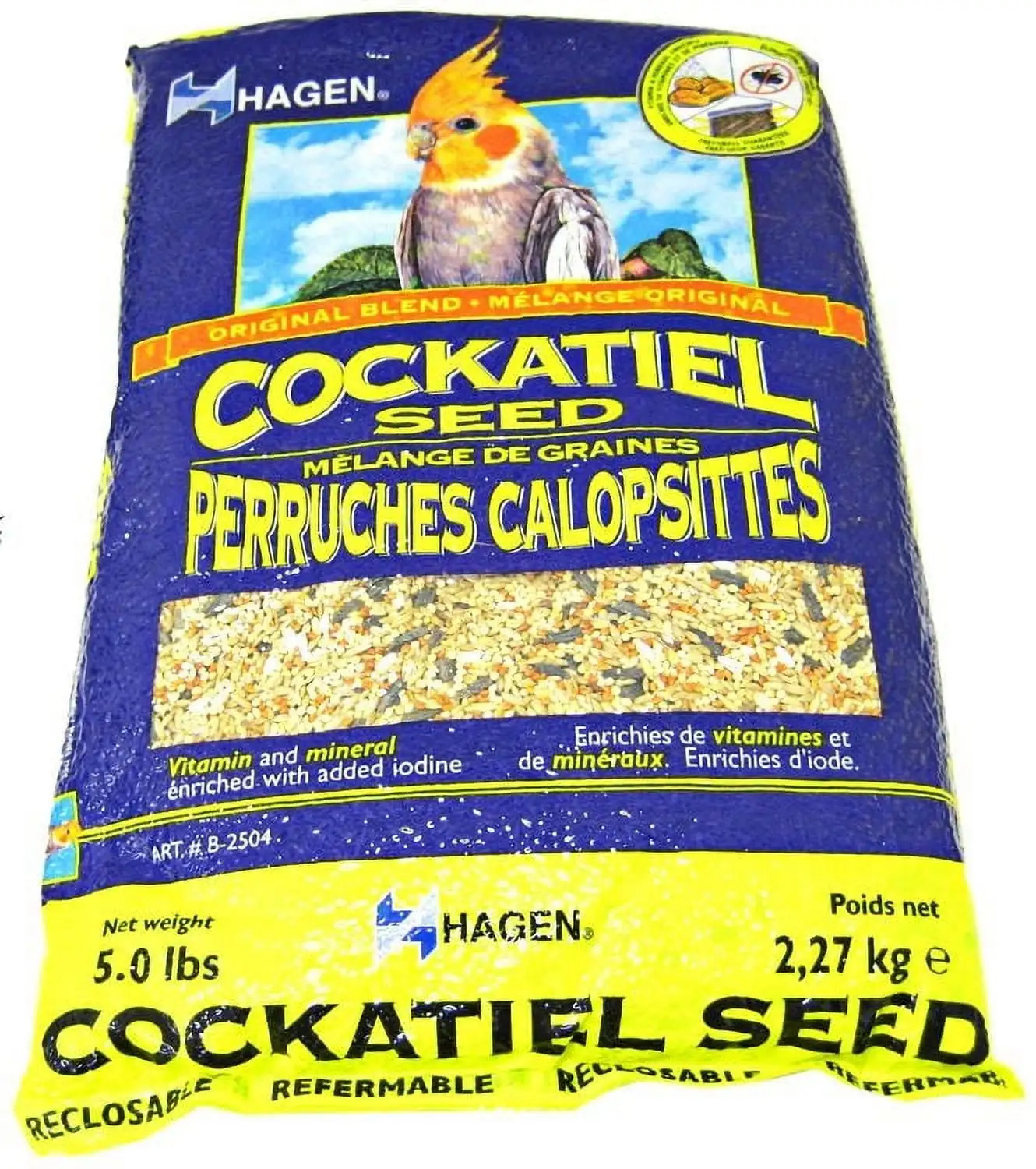 Hagen Cockatiel Seed - VME. 5 lbs