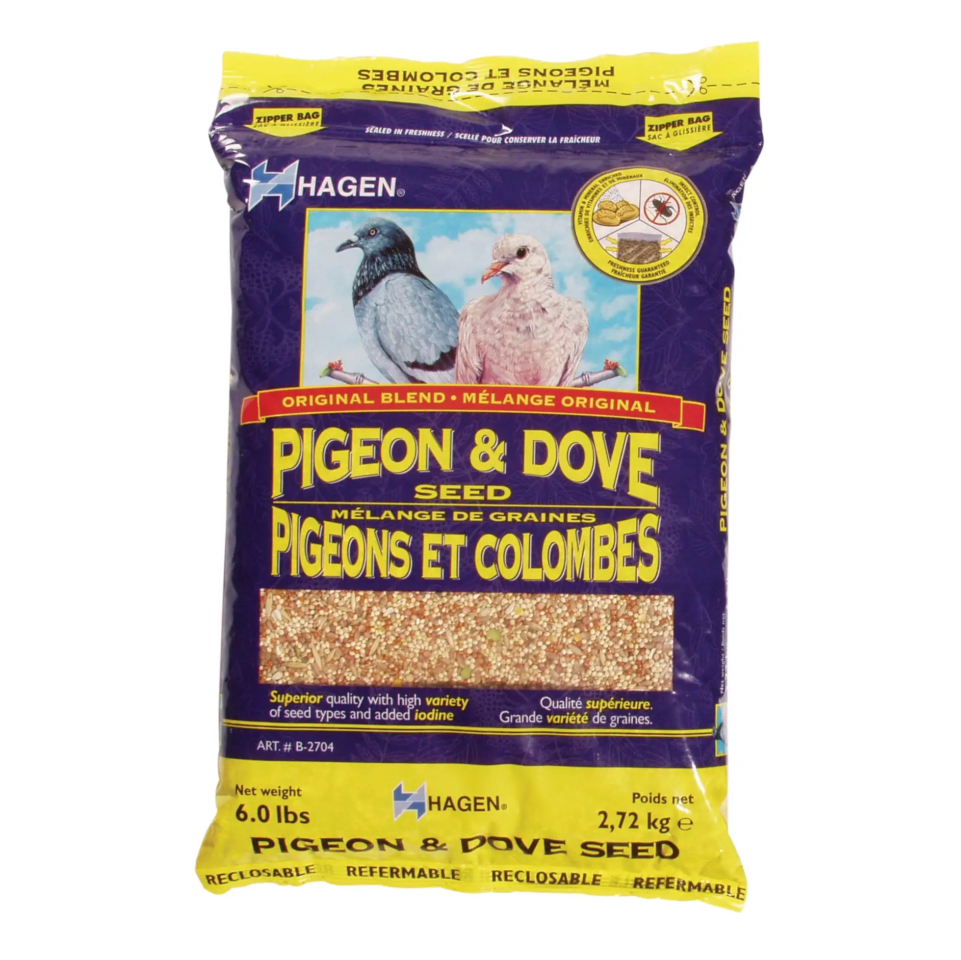 Hagen Pigeon & Dove Staple Seeds. 6 Pounds