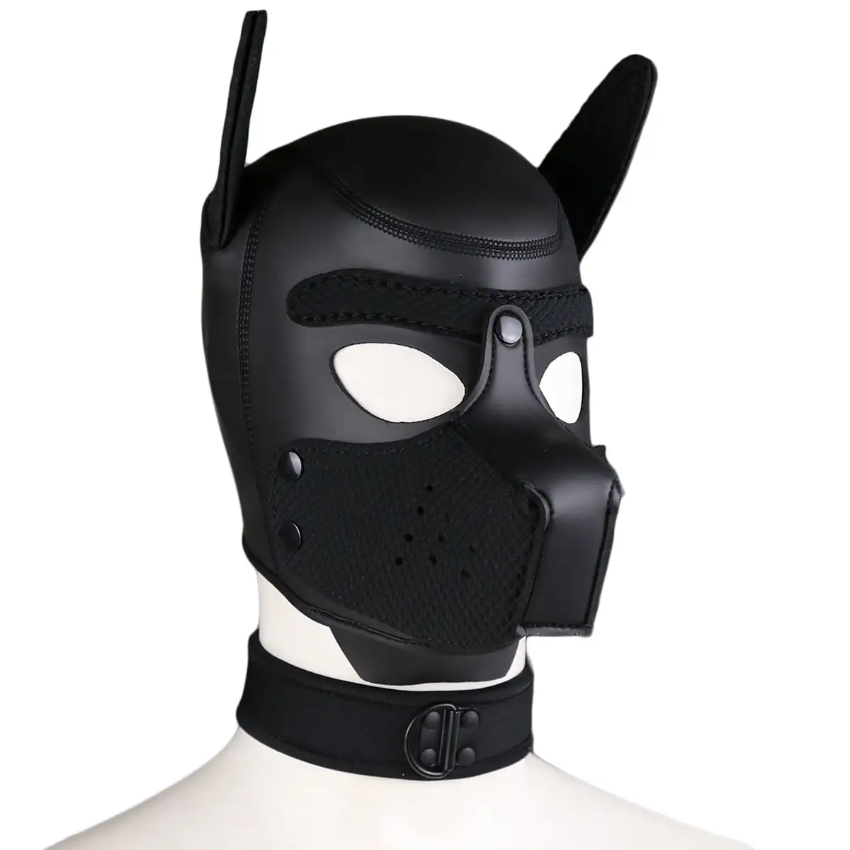 Halloween Latex Animal Dog Head Mask.Halloween Costume Party Latex Dog Mask Prop